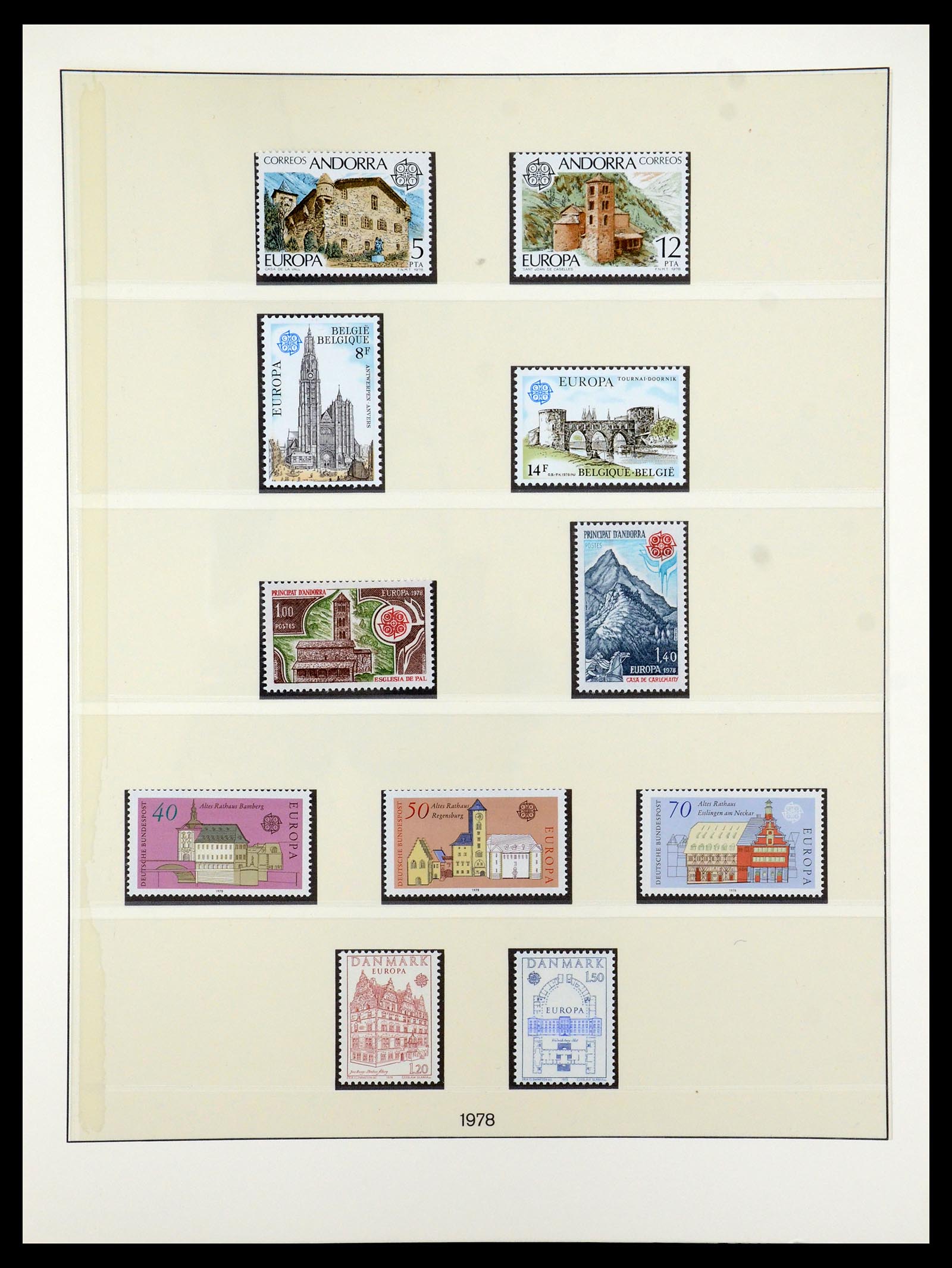 35261 008 - Postzegelverzameling 35261 Europa CEPT 1977-2010.