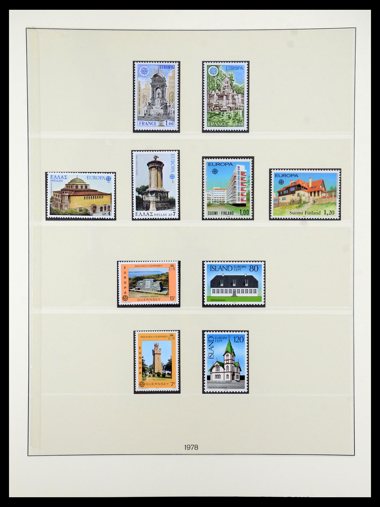 35261 009 - Postzegelverzameling 35261 Europa CEPT 1977-2010.