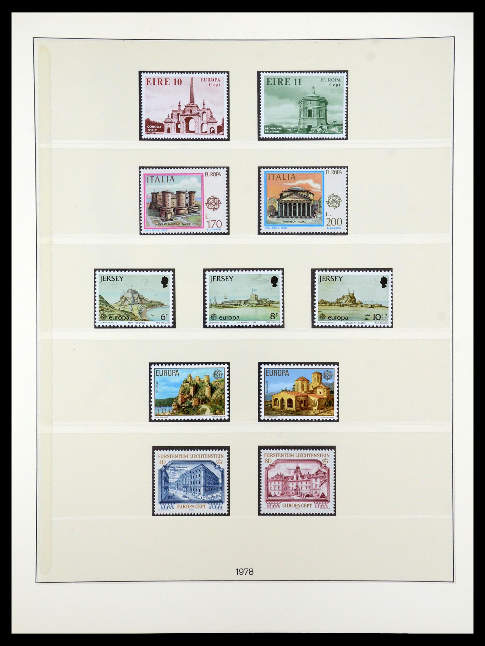 35261 010 - Postzegelverzameling 35261 Europa CEPT 1977-2010.