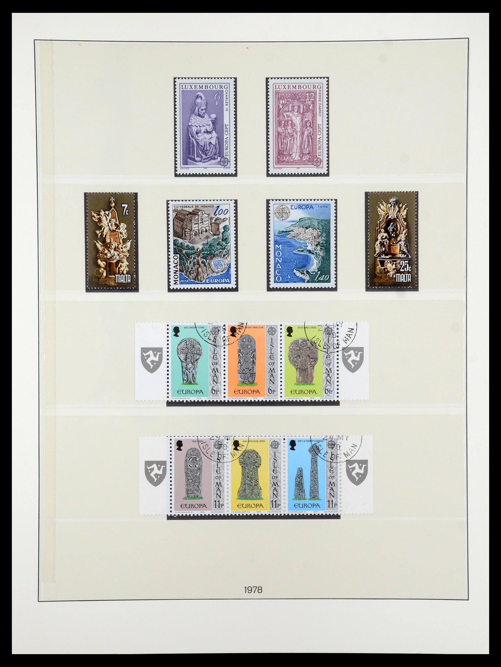 35261 011 - Postzegelverzameling 35261 Europa CEPT 1977-2010.