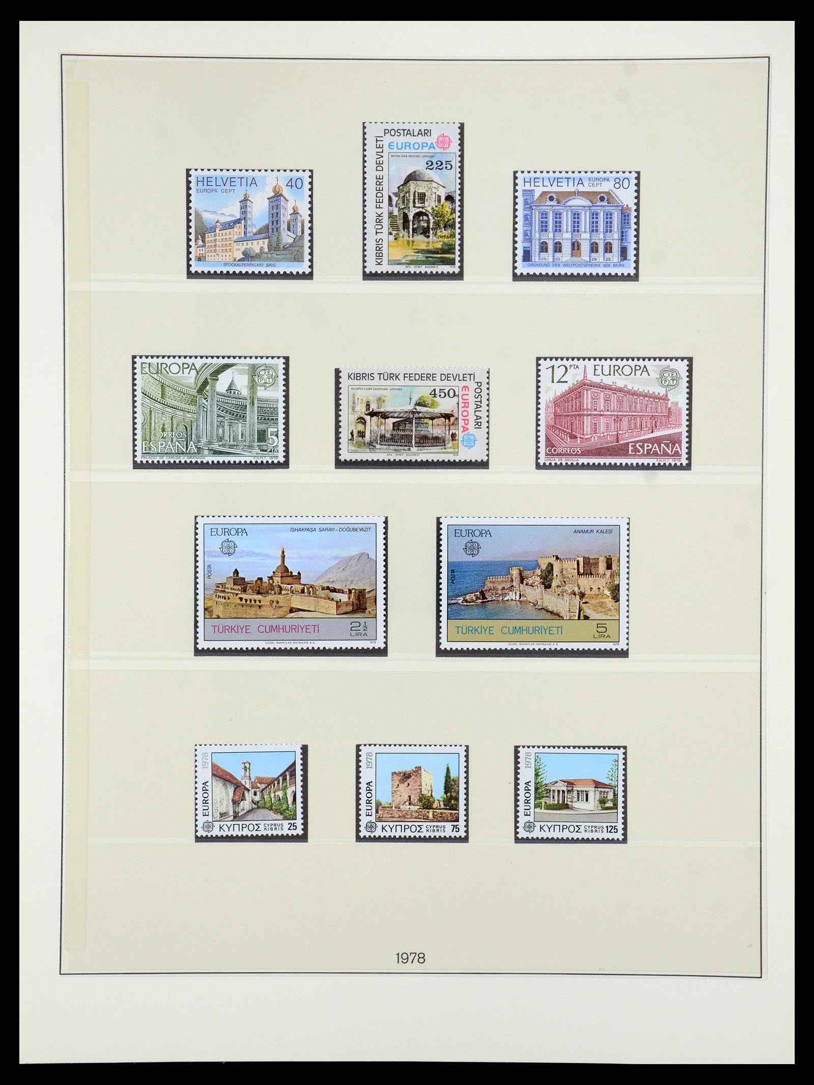 35261 017 - Postzegelverzameling 35261 Europa CEPT 1977-2010.