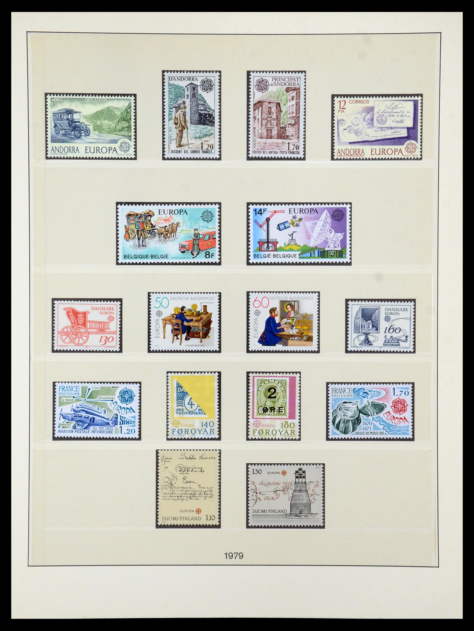 35261 019 - Postzegelverzameling 35261 Europa CEPT 1977-2010.