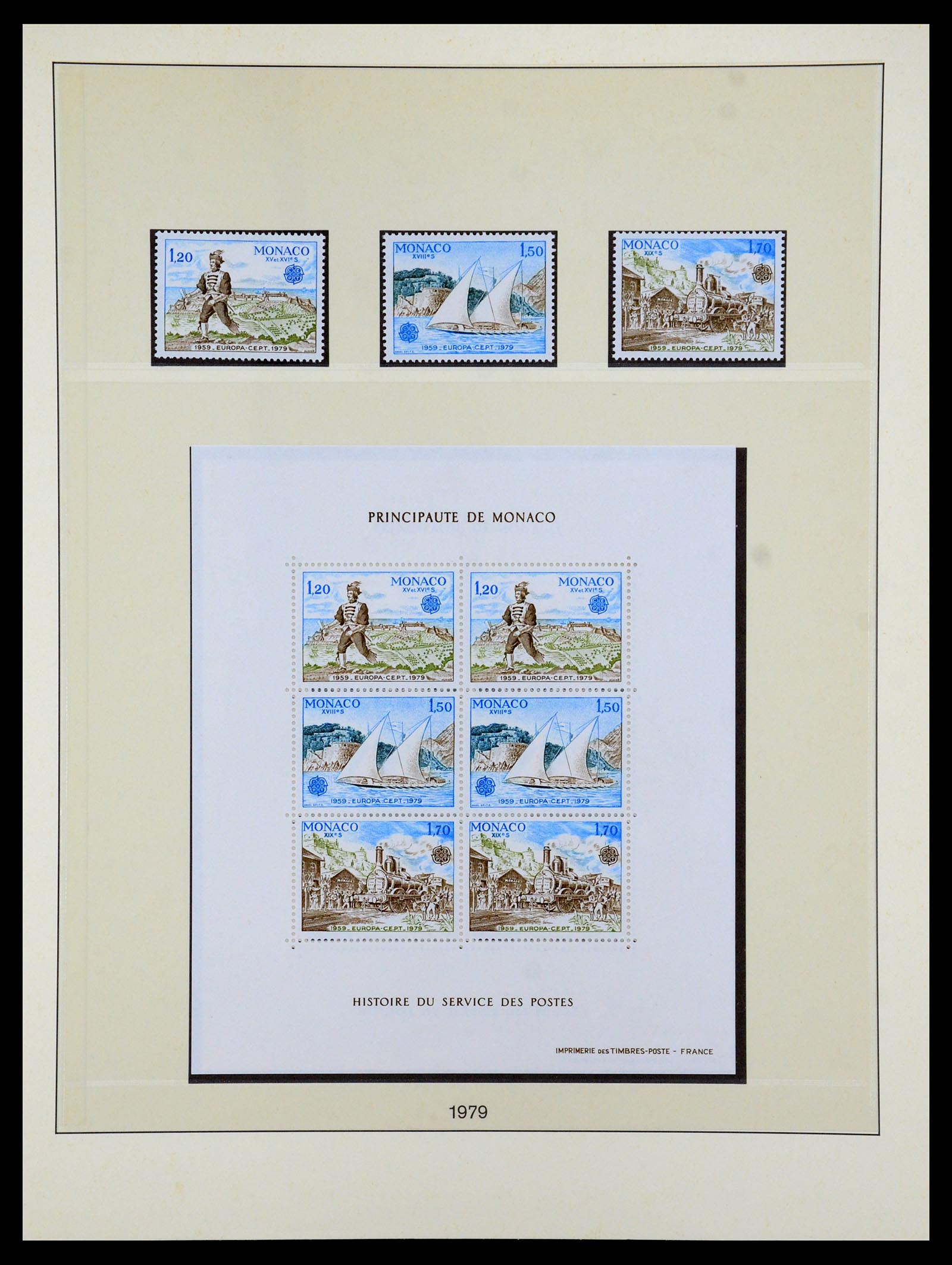 35261 022 - Postzegelverzameling 35261 Europa CEPT 1977-2010.