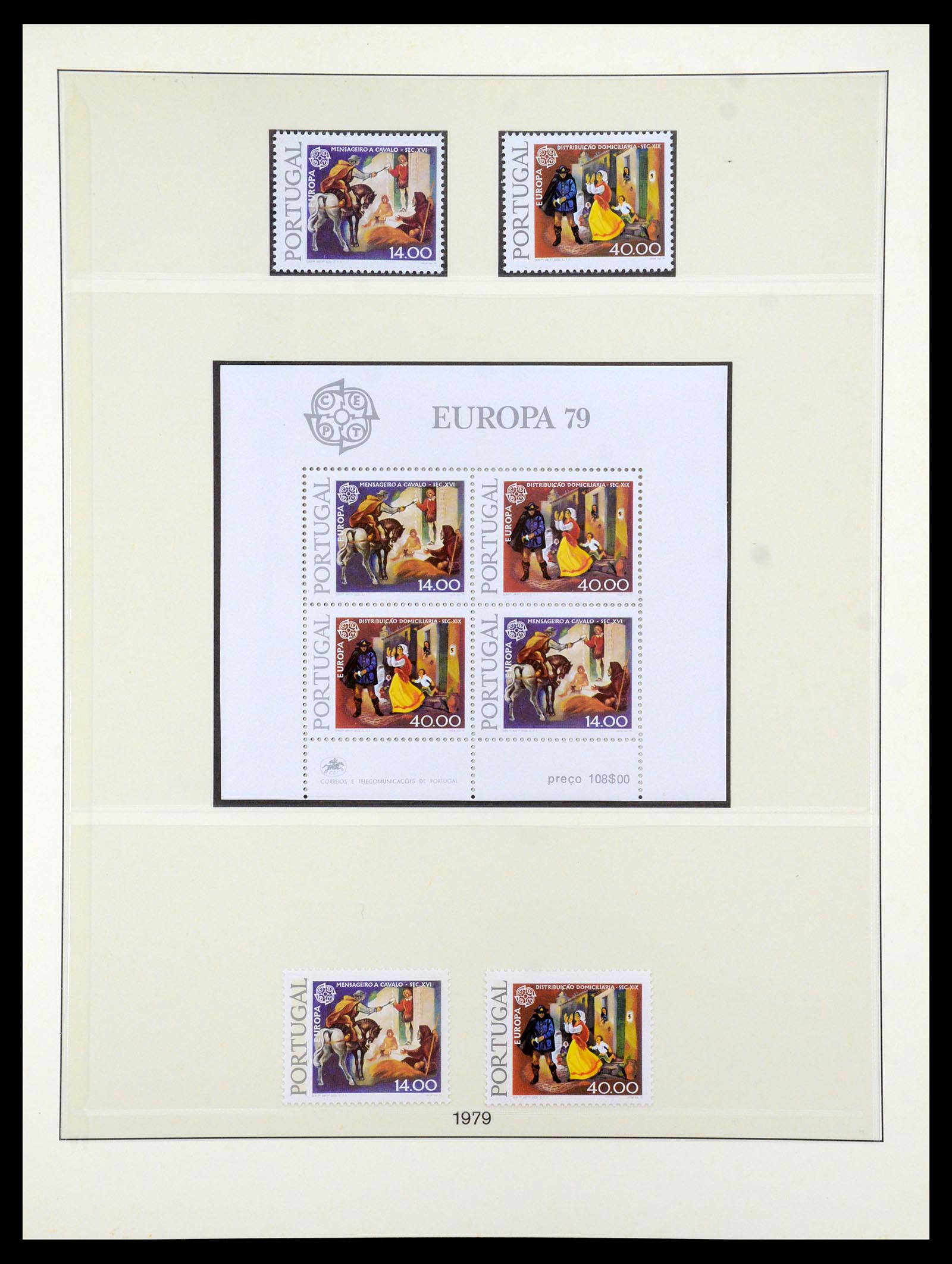 35261 023 - Postzegelverzameling 35261 Europa CEPT 1977-2010.