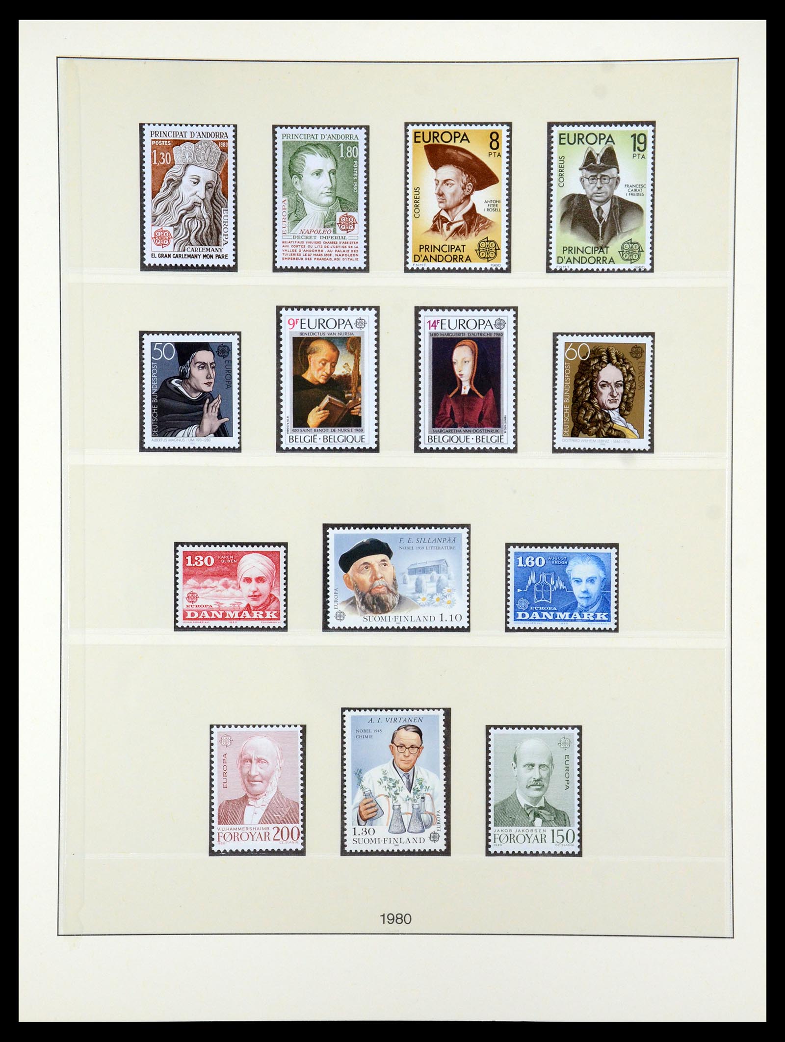 35261 026 - Postzegelverzameling 35261 Europa CEPT 1977-2010.