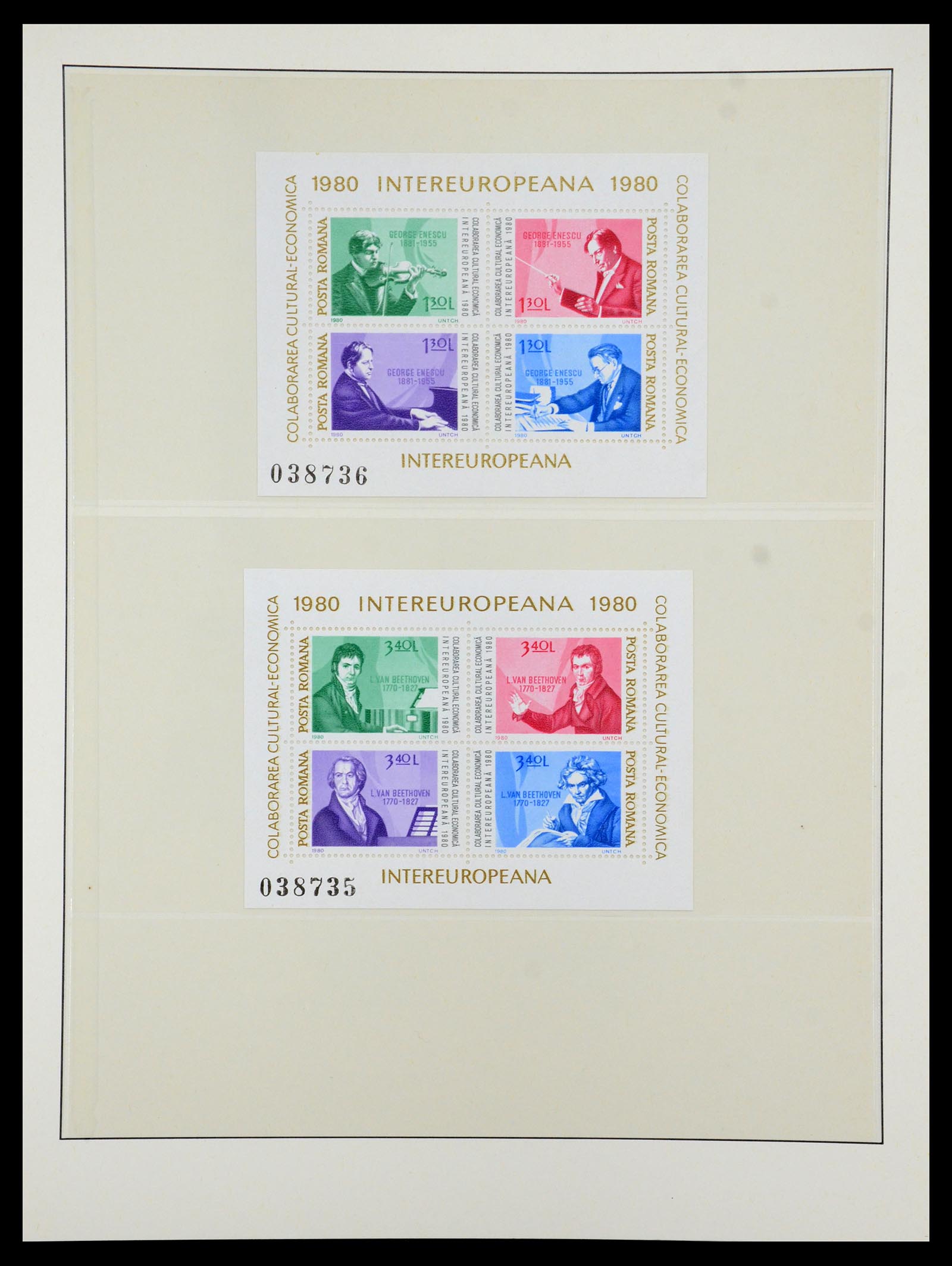 35261 033 - Postzegelverzameling 35261 Europa CEPT 1977-2010.