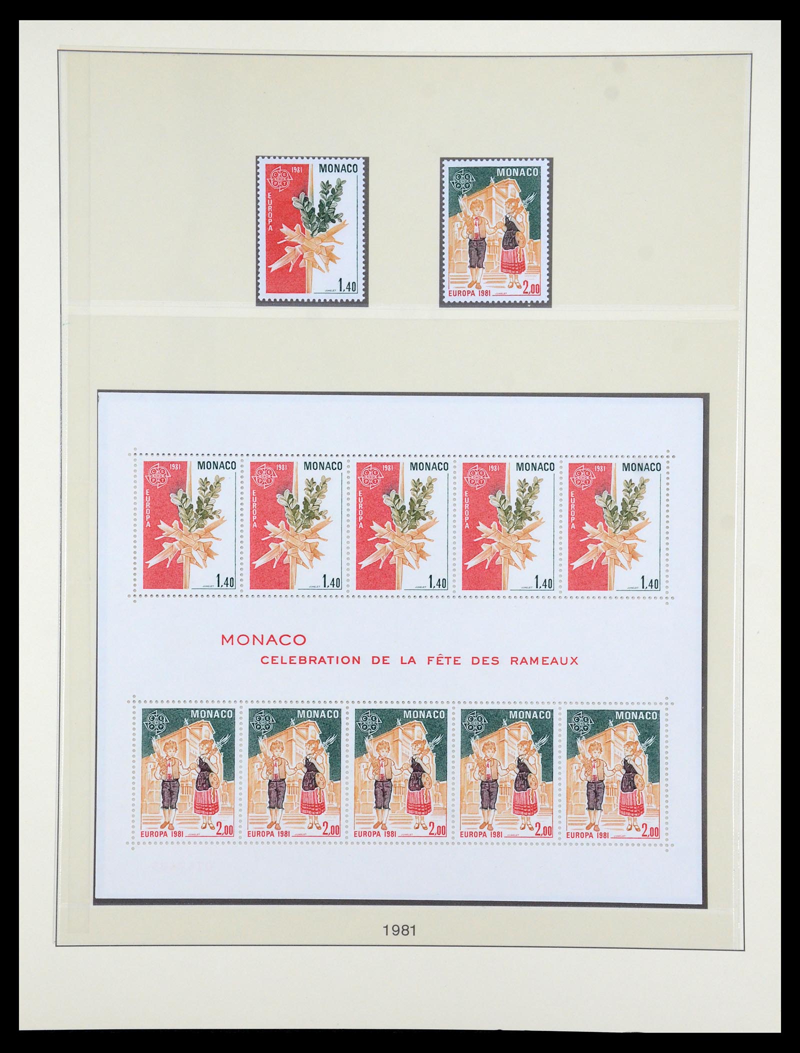 35261 038 - Postzegelverzameling 35261 Europa CEPT 1977-2010.