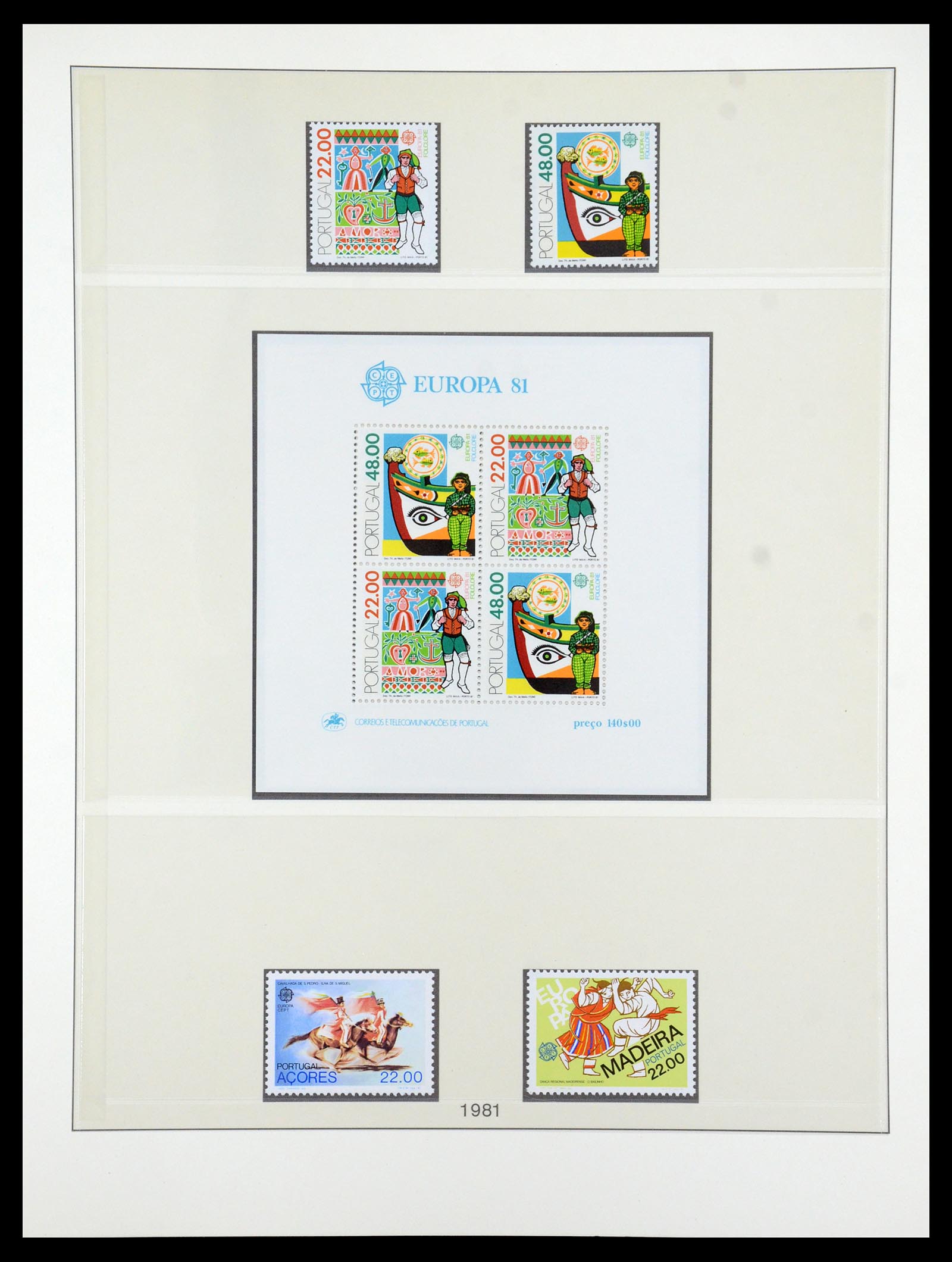 35261 039 - Postzegelverzameling 35261 Europa CEPT 1977-2010.