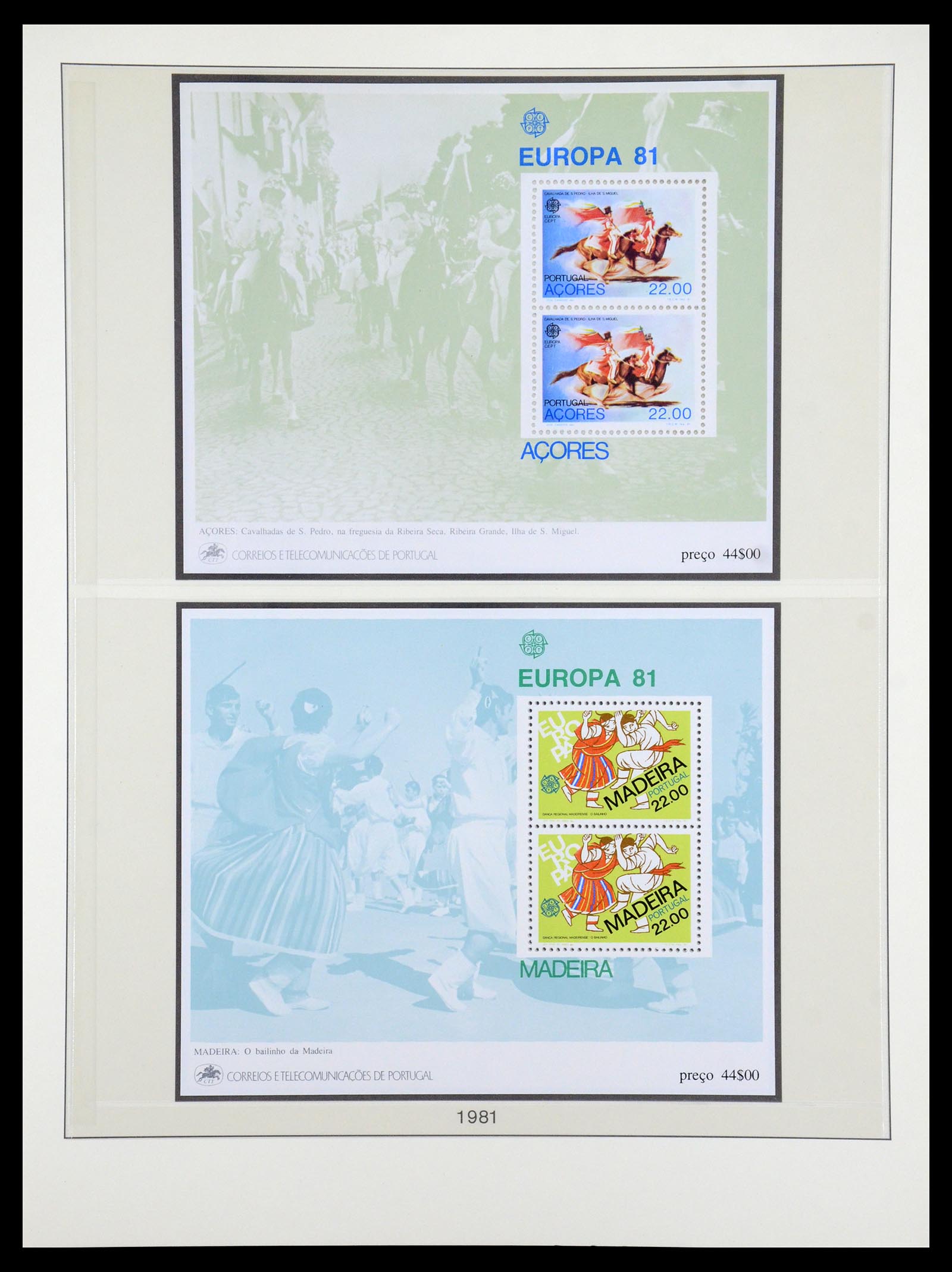 35261 040 - Postzegelverzameling 35261 Europa CEPT 1977-2010.