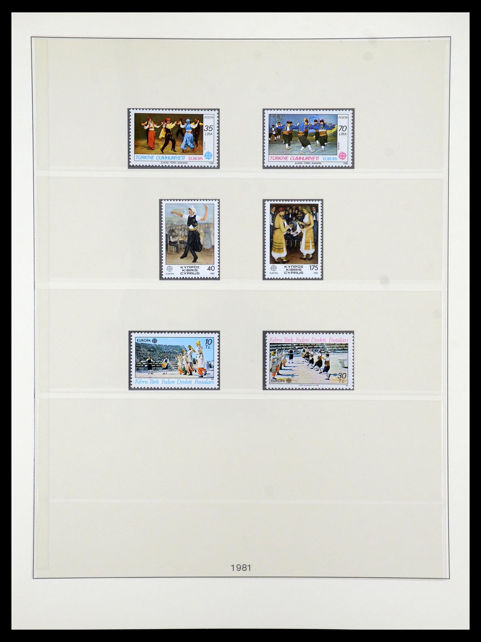 35261 042 - Postzegelverzameling 35261 Europa CEPT 1977-2010.