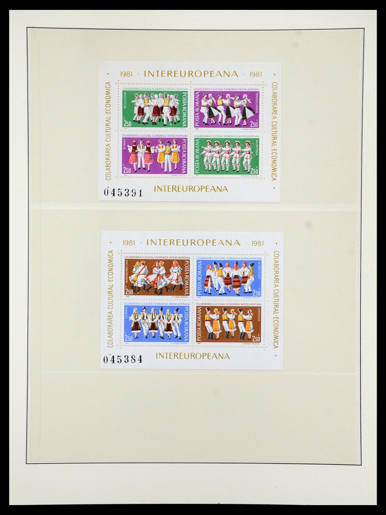 35261 043 - Postzegelverzameling 35261 Europa CEPT 1977-2010.