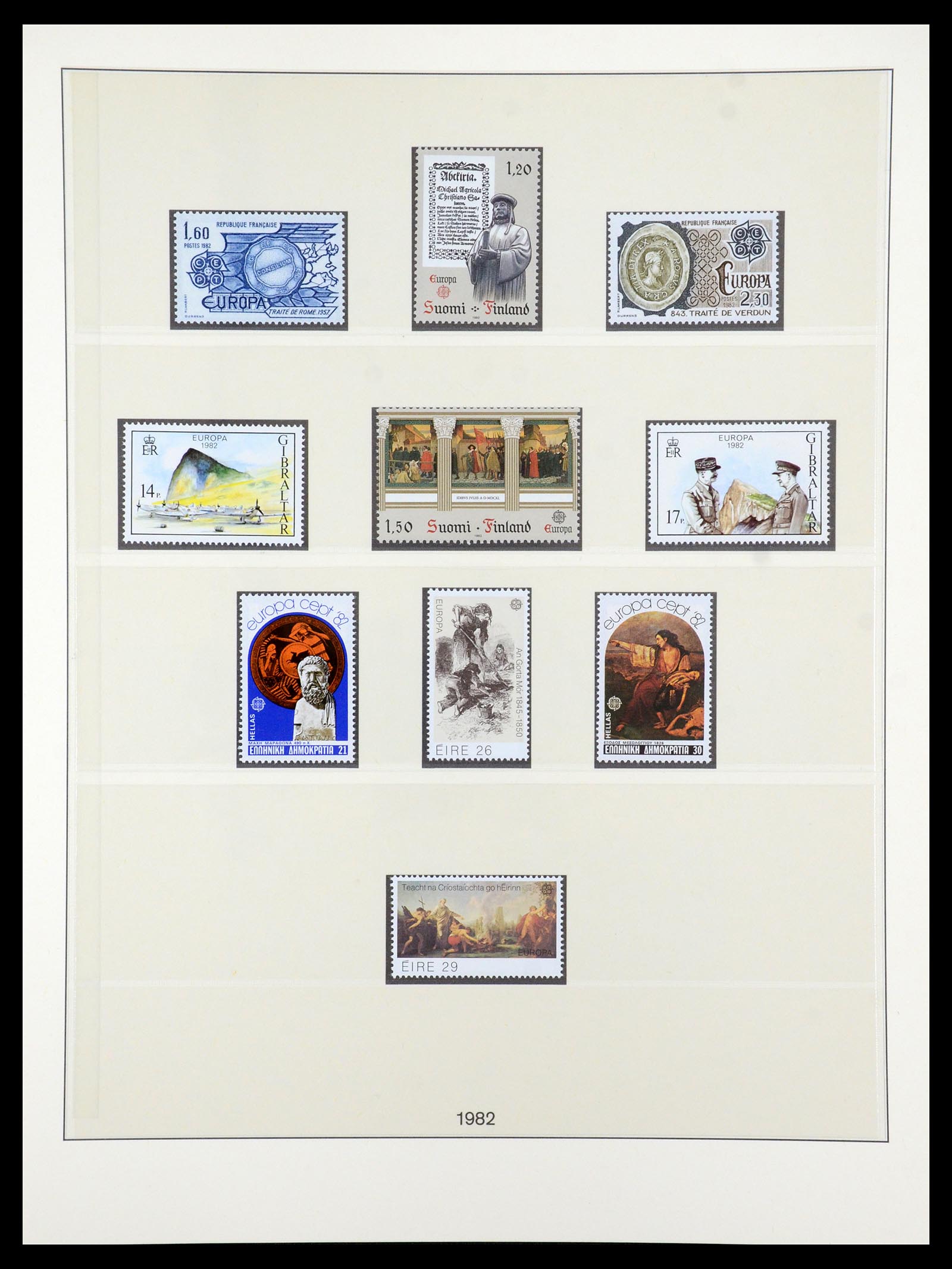 35261 045 - Postzegelverzameling 35261 Europa CEPT 1977-2010.