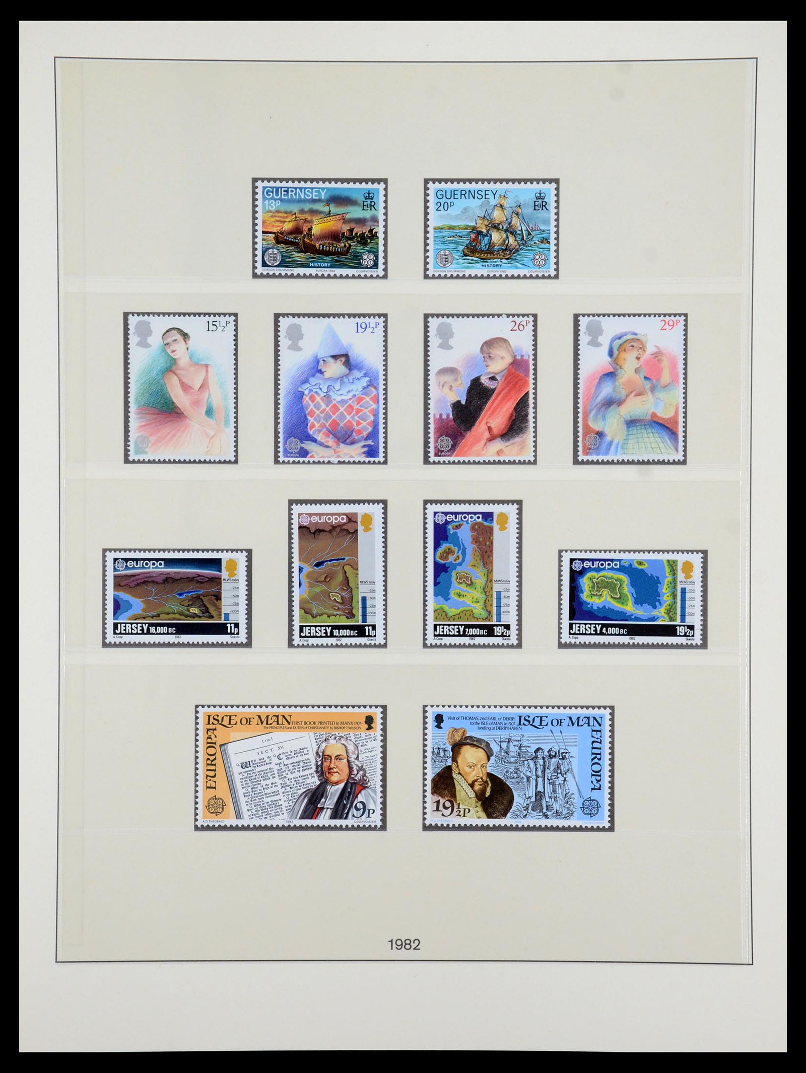 35261 046 - Postzegelverzameling 35261 Europa CEPT 1977-2010.