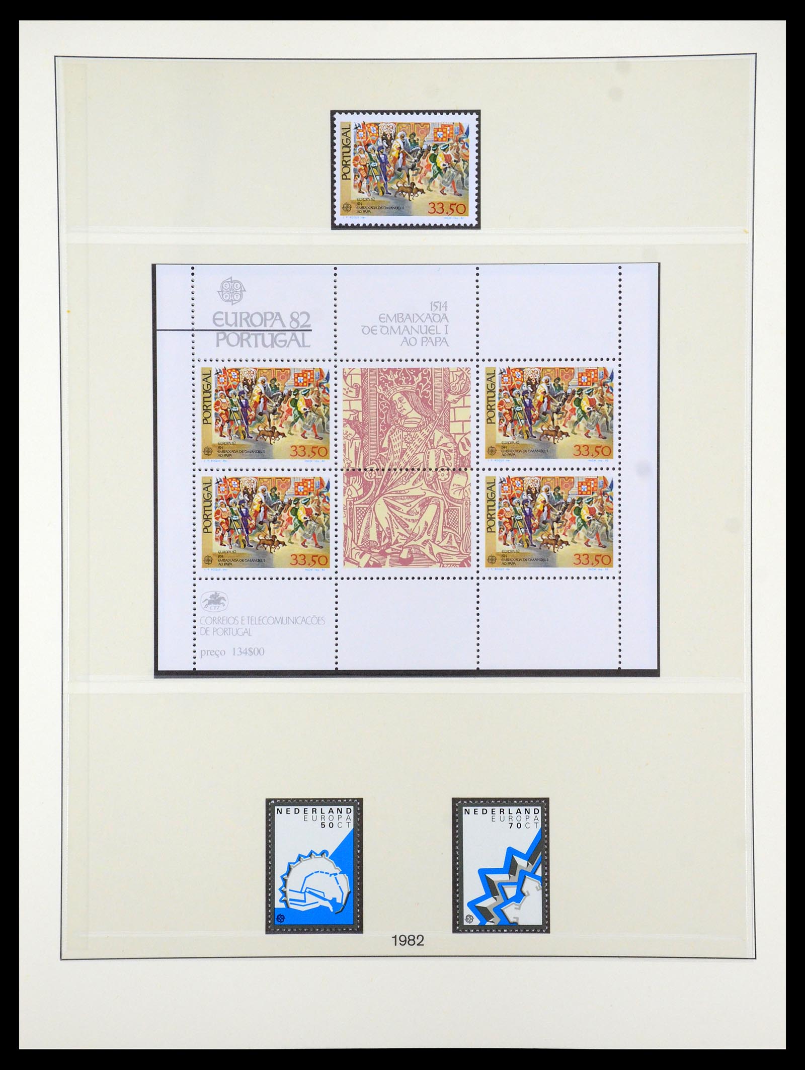 35261 049 - Postzegelverzameling 35261 Europa CEPT 1977-2010.