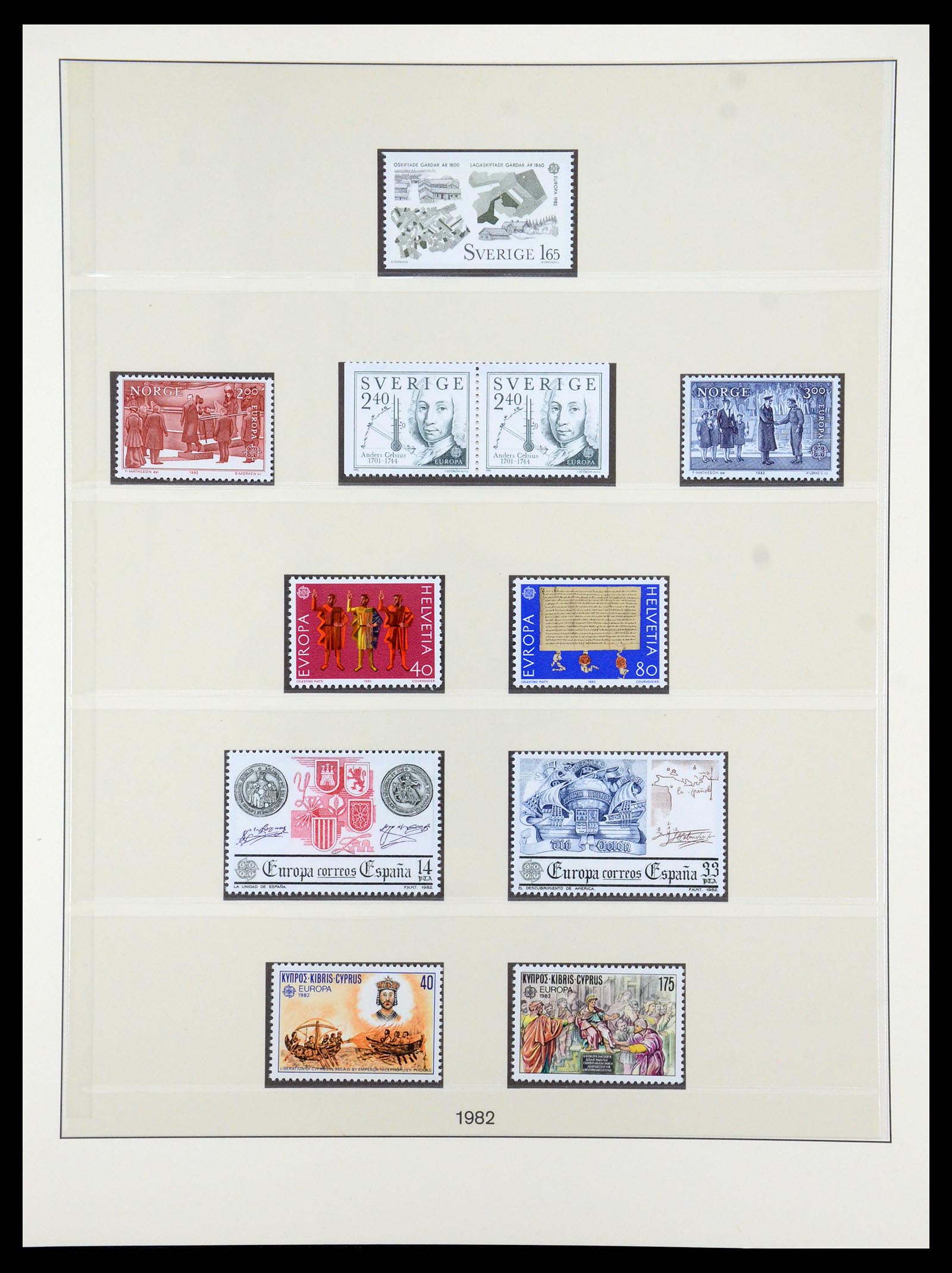 35261 052 - Postzegelverzameling 35261 Europa CEPT 1977-2010.
