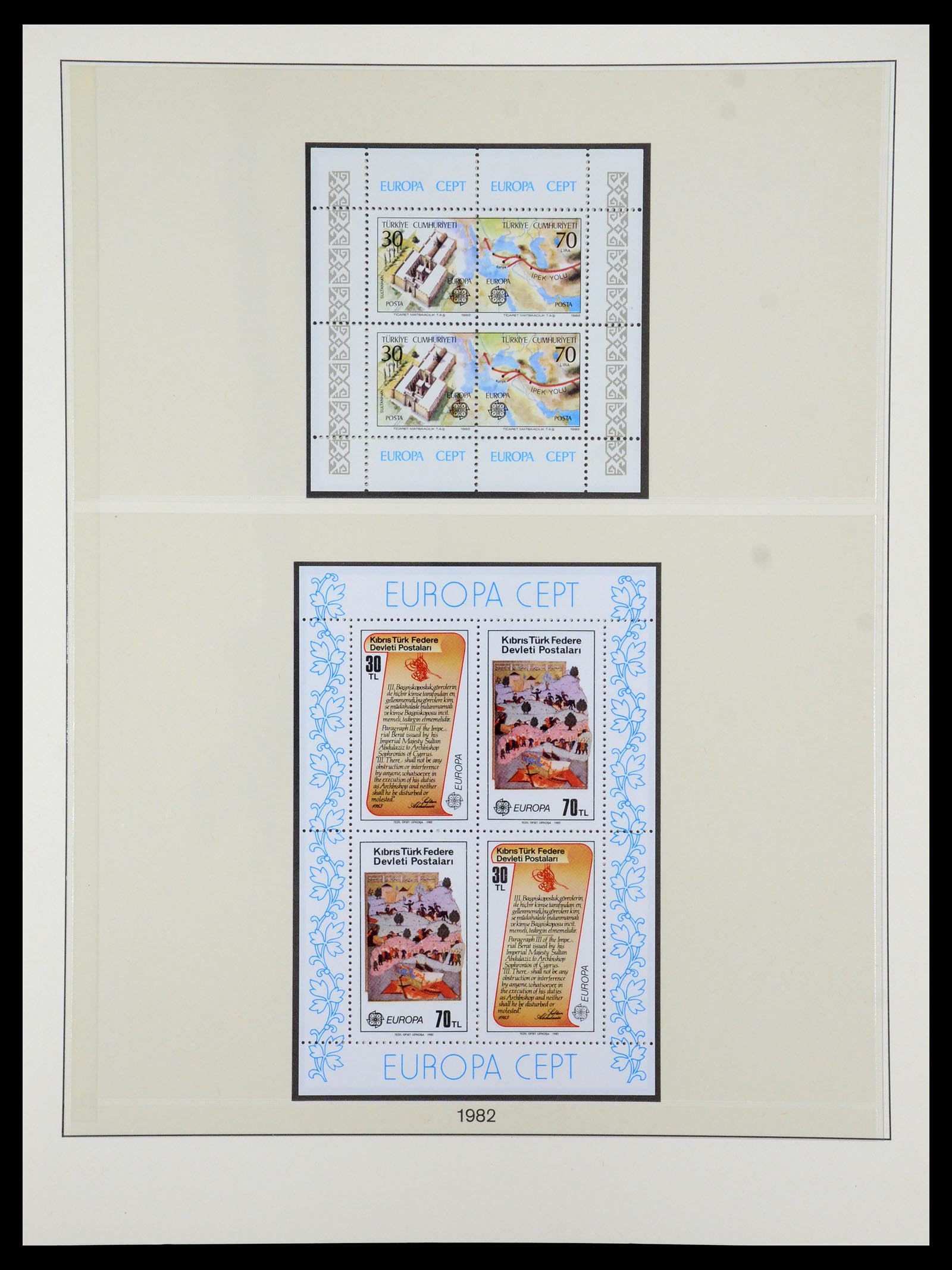 35261 053 - Postzegelverzameling 35261 Europa CEPT 1977-2010.