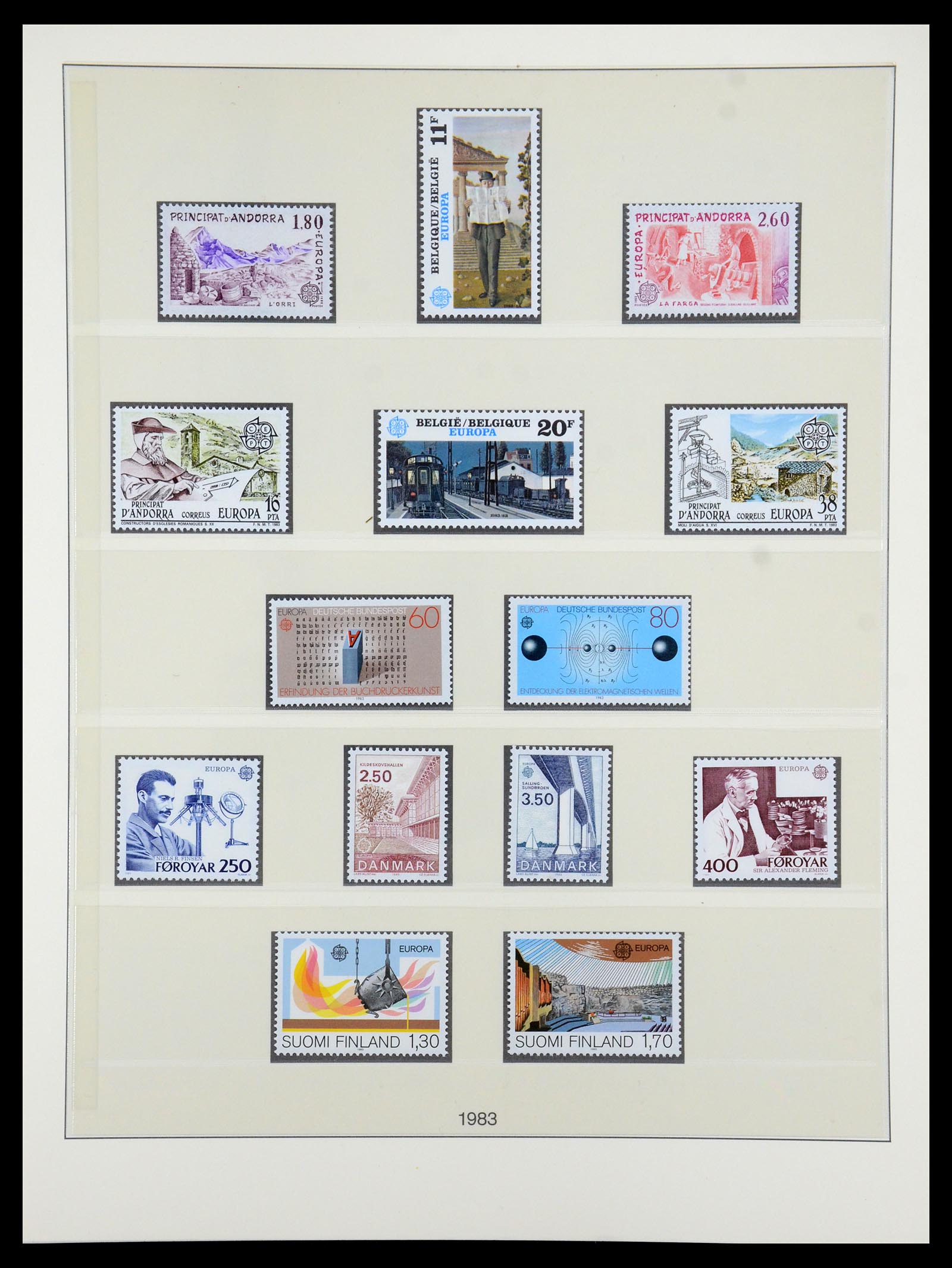 35261 055 - Postzegelverzameling 35261 Europa CEPT 1977-2010.