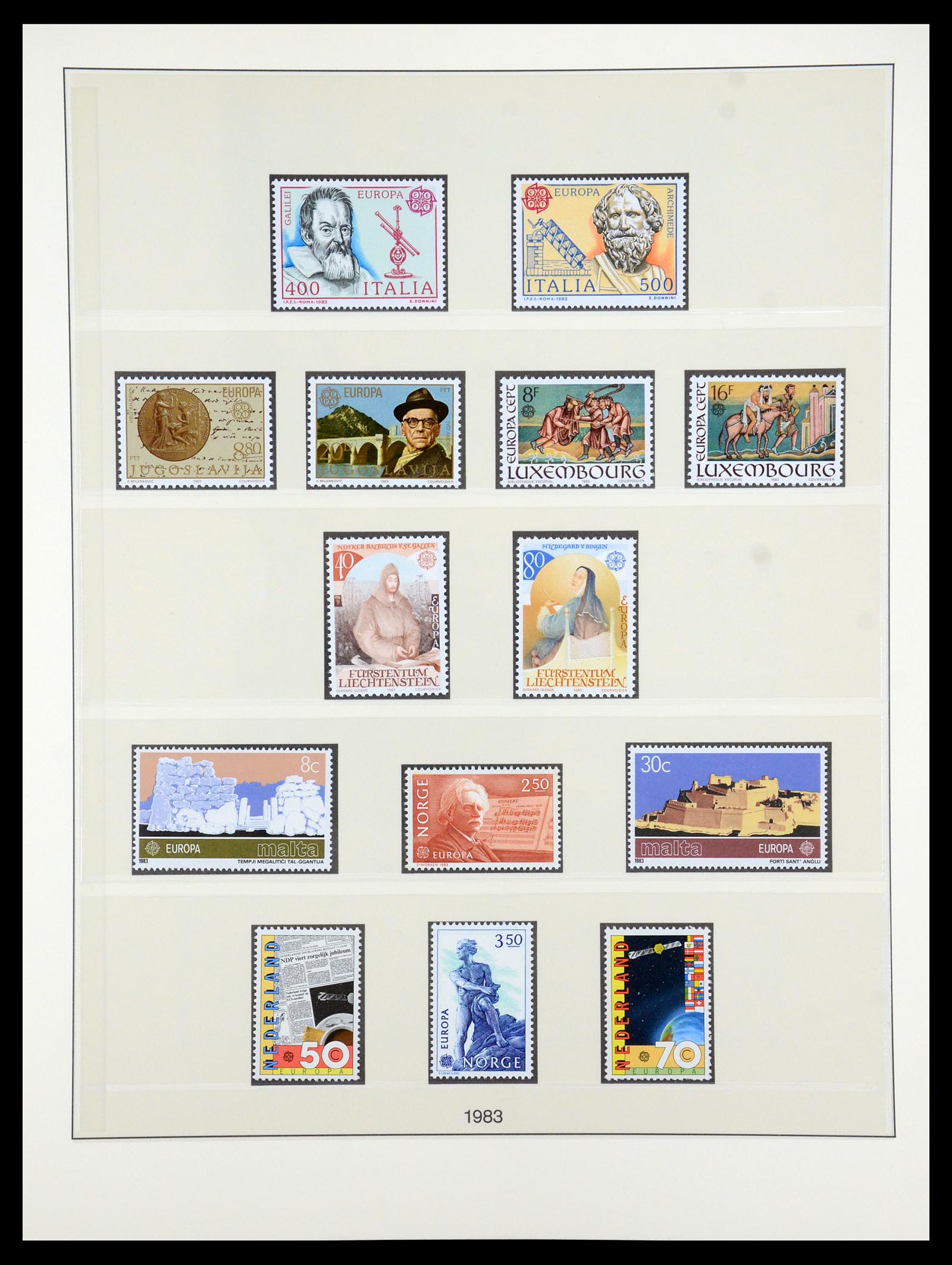 35261 059 - Postzegelverzameling 35261 Europa CEPT 1977-2010.