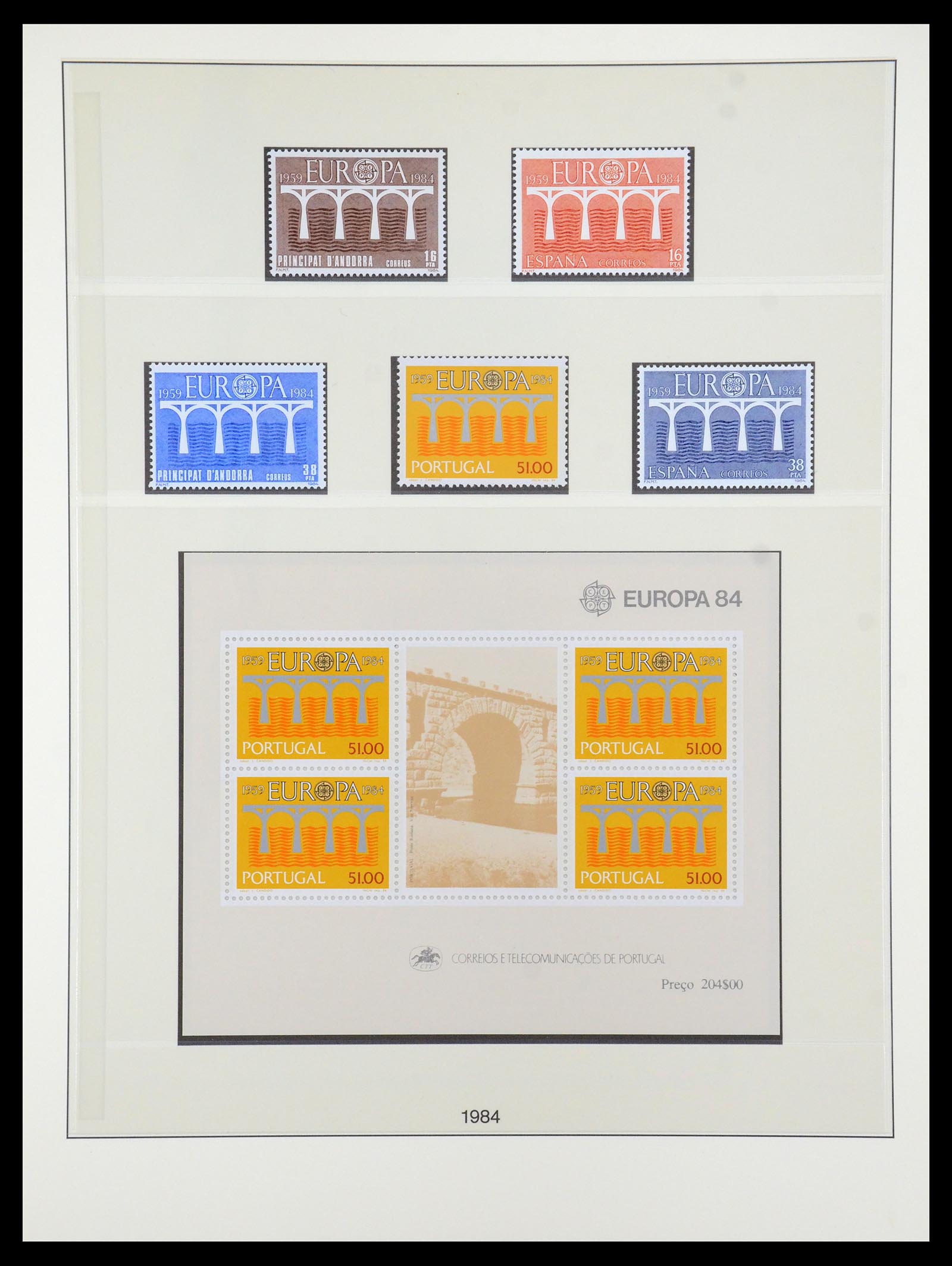 35261 069 - Postzegelverzameling 35261 Europa CEPT 1977-2010.