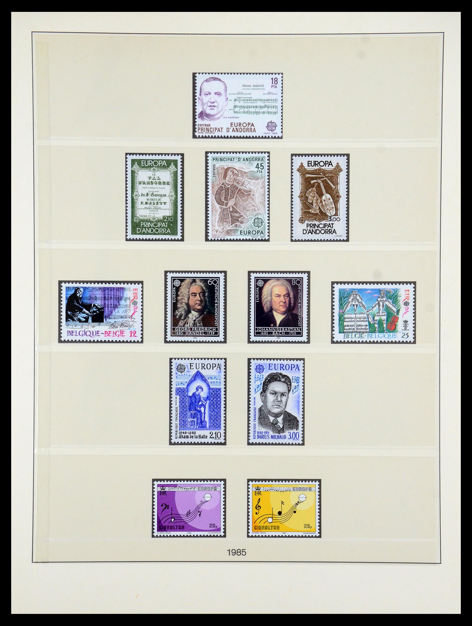 35261 075 - Postzegelverzameling 35261 Europa CEPT 1977-2010.