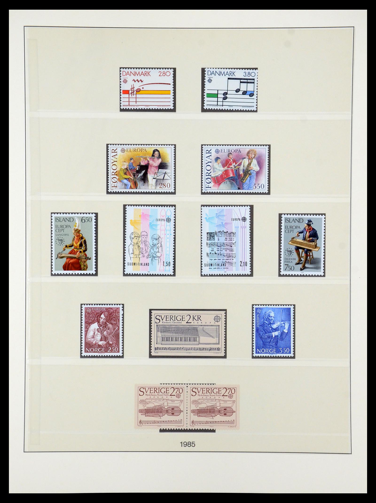 35261 083 - Postzegelverzameling 35261 Europa CEPT 1977-2010.