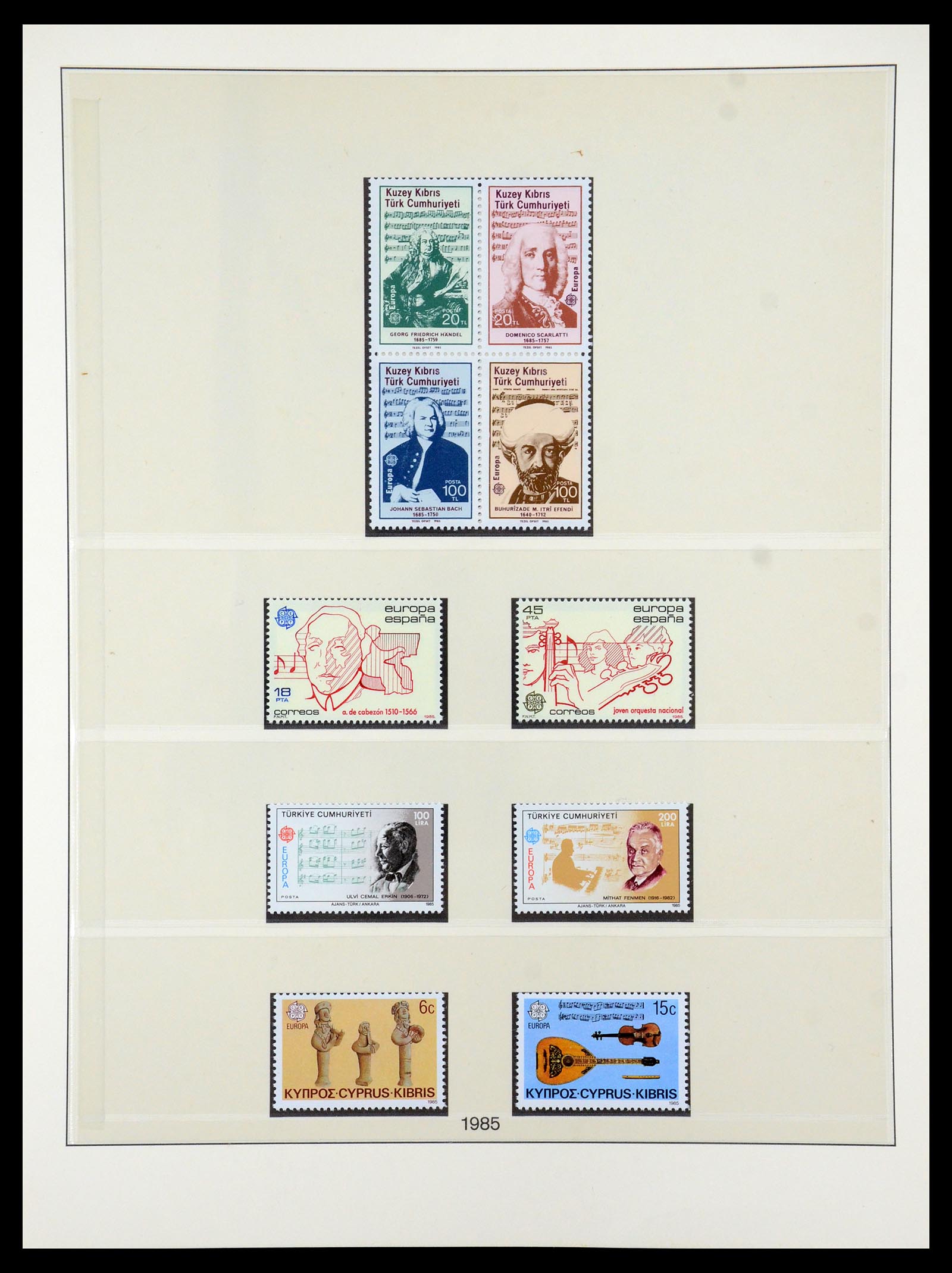 35261 084 - Postzegelverzameling 35261 Europa CEPT 1977-2010.
