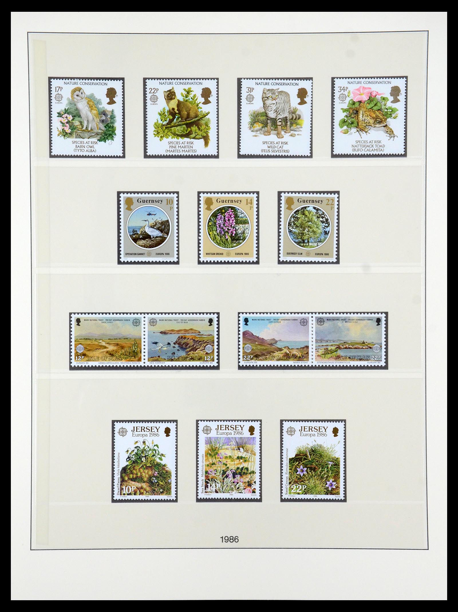 35261 087 - Postzegelverzameling 35261 Europa CEPT 1977-2010.