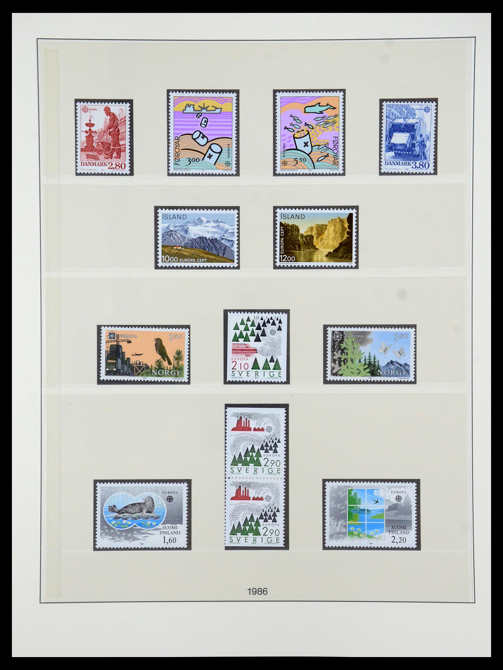 35261 094 - Postzegelverzameling 35261 Europa CEPT 1977-2010.