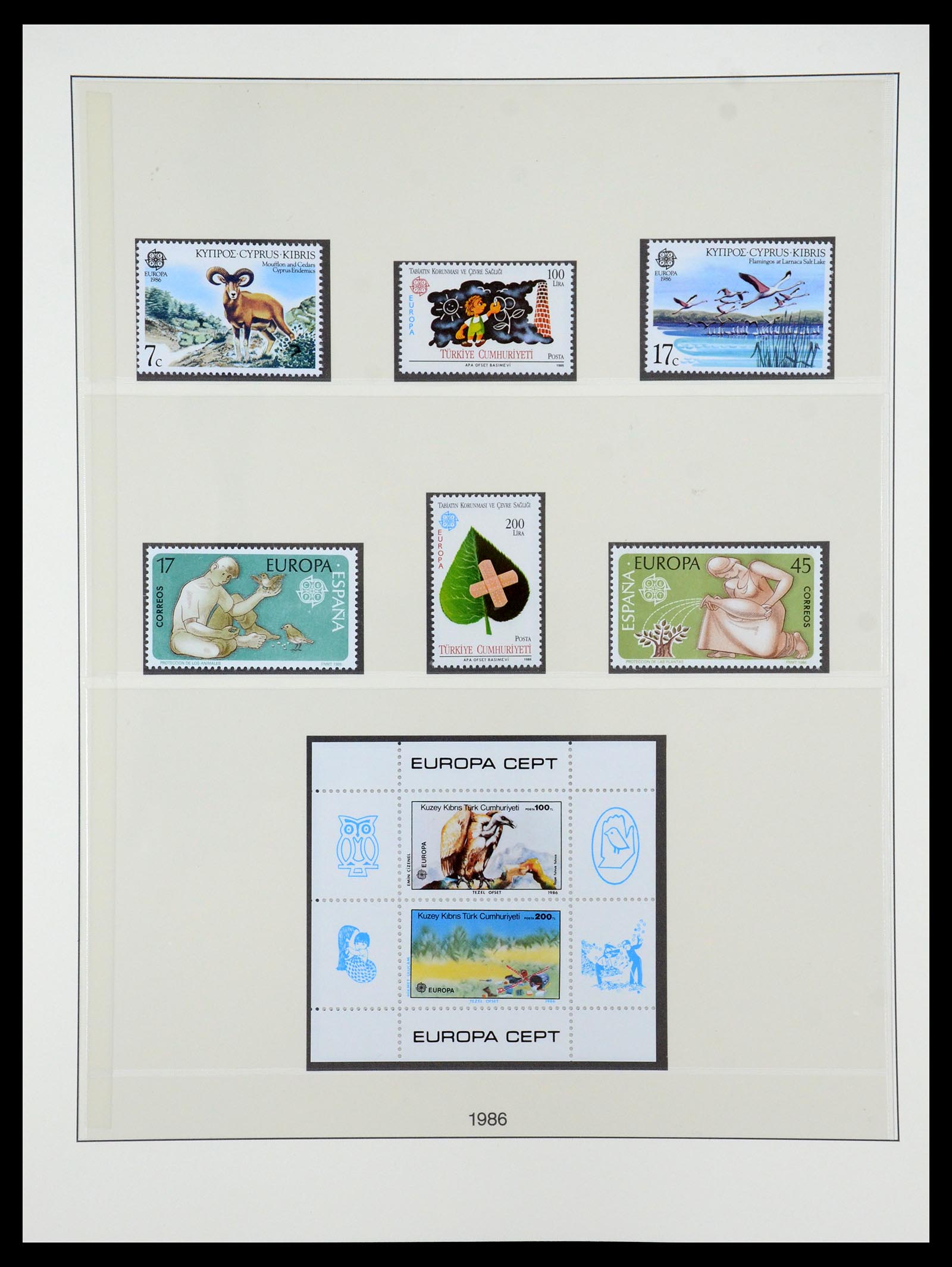 35261 095 - Postzegelverzameling 35261 Europa CEPT 1977-2010.