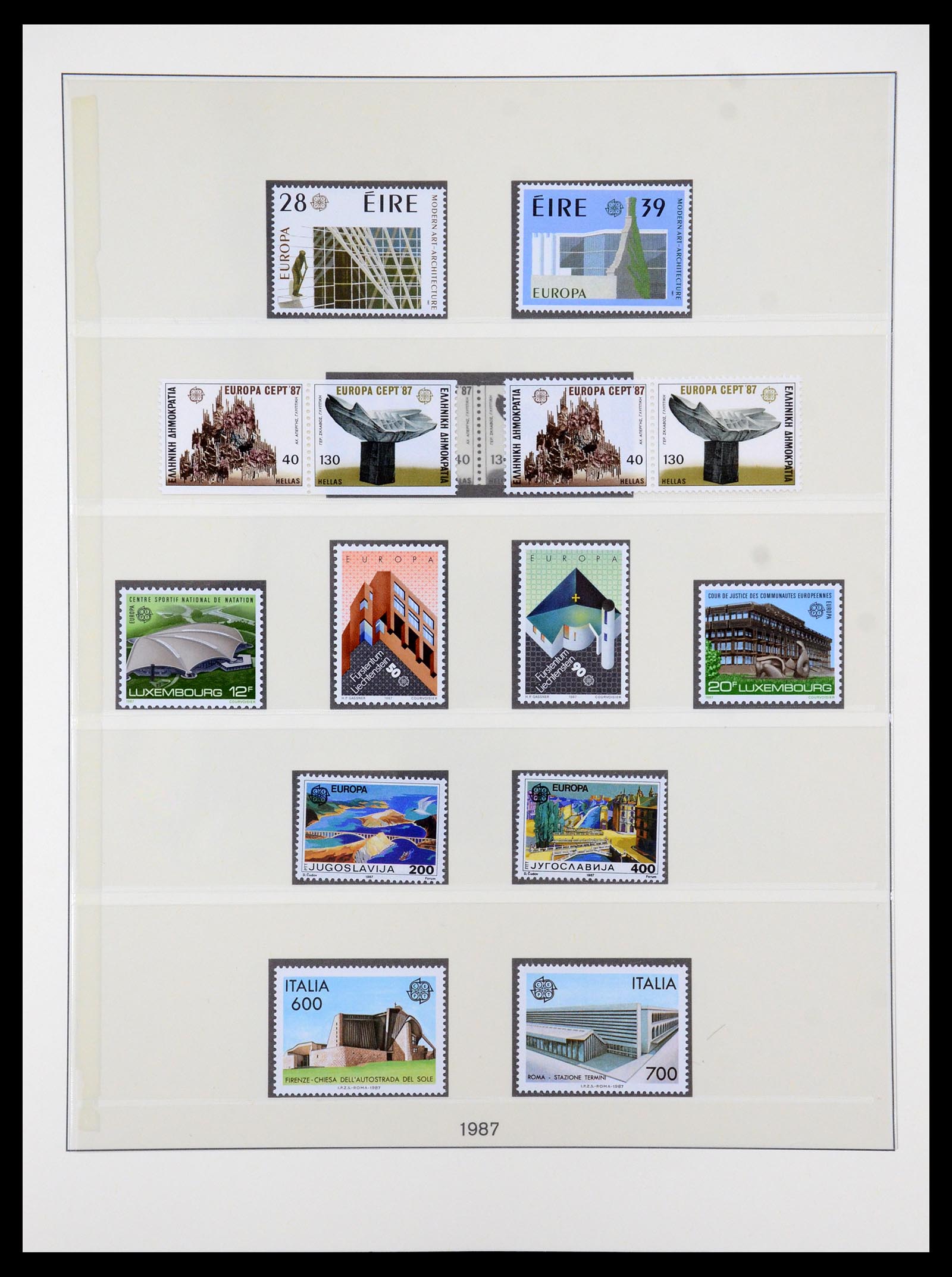 35261 099 - Postzegelverzameling 35261 Europa CEPT 1977-2010.
