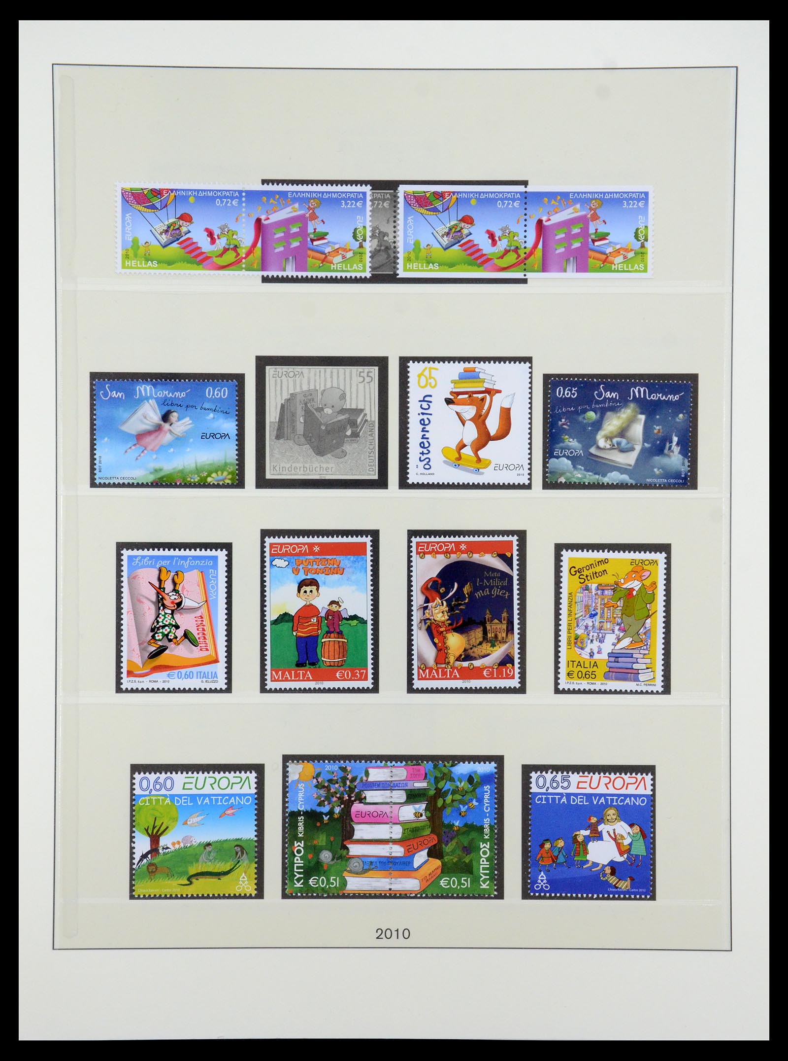 35261 428 - Postzegelverzameling 35261 Europa CEPT 1977-2010.