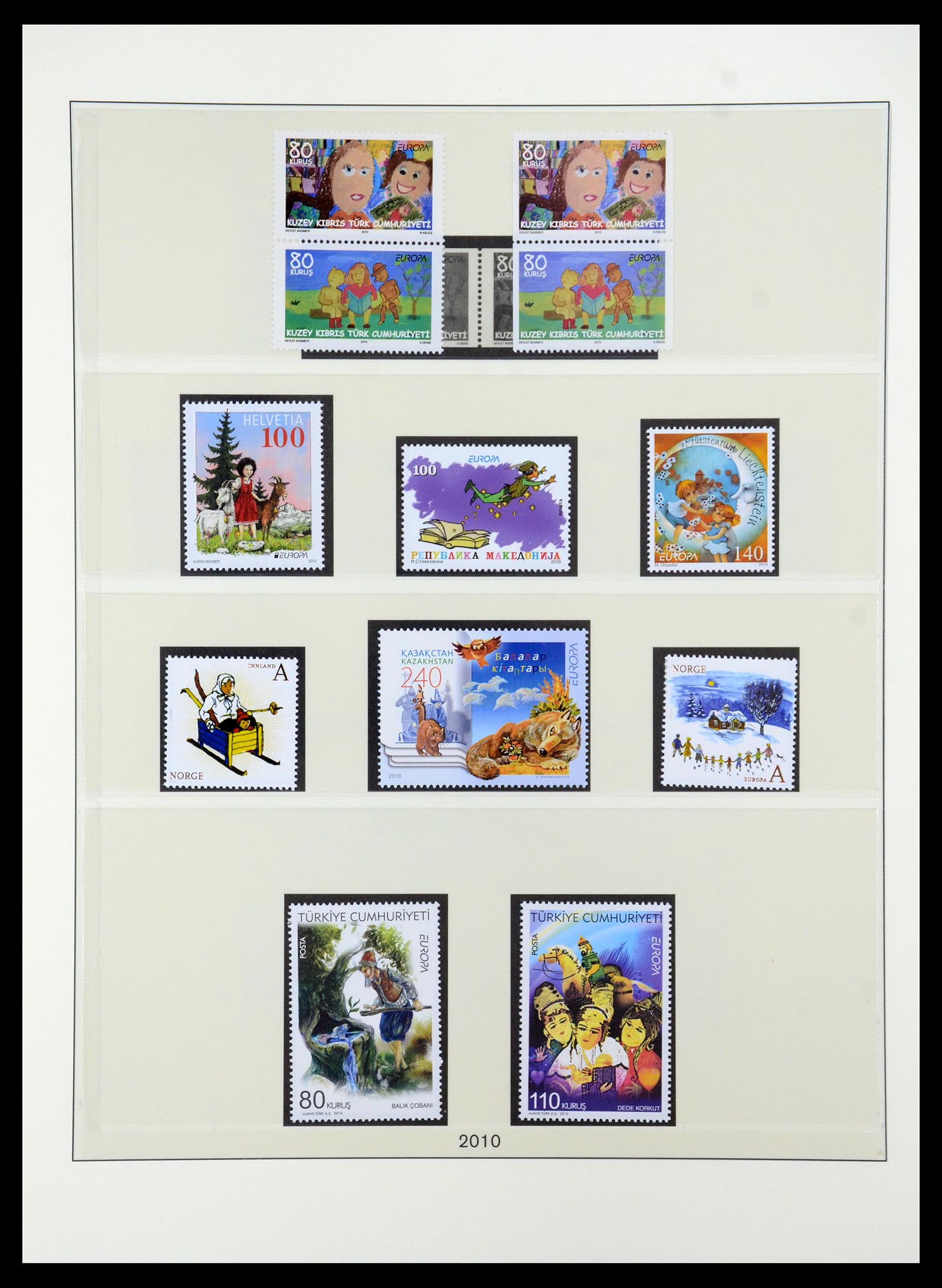 35261 438 - Postzegelverzameling 35261 Europa CEPT 1977-2010.