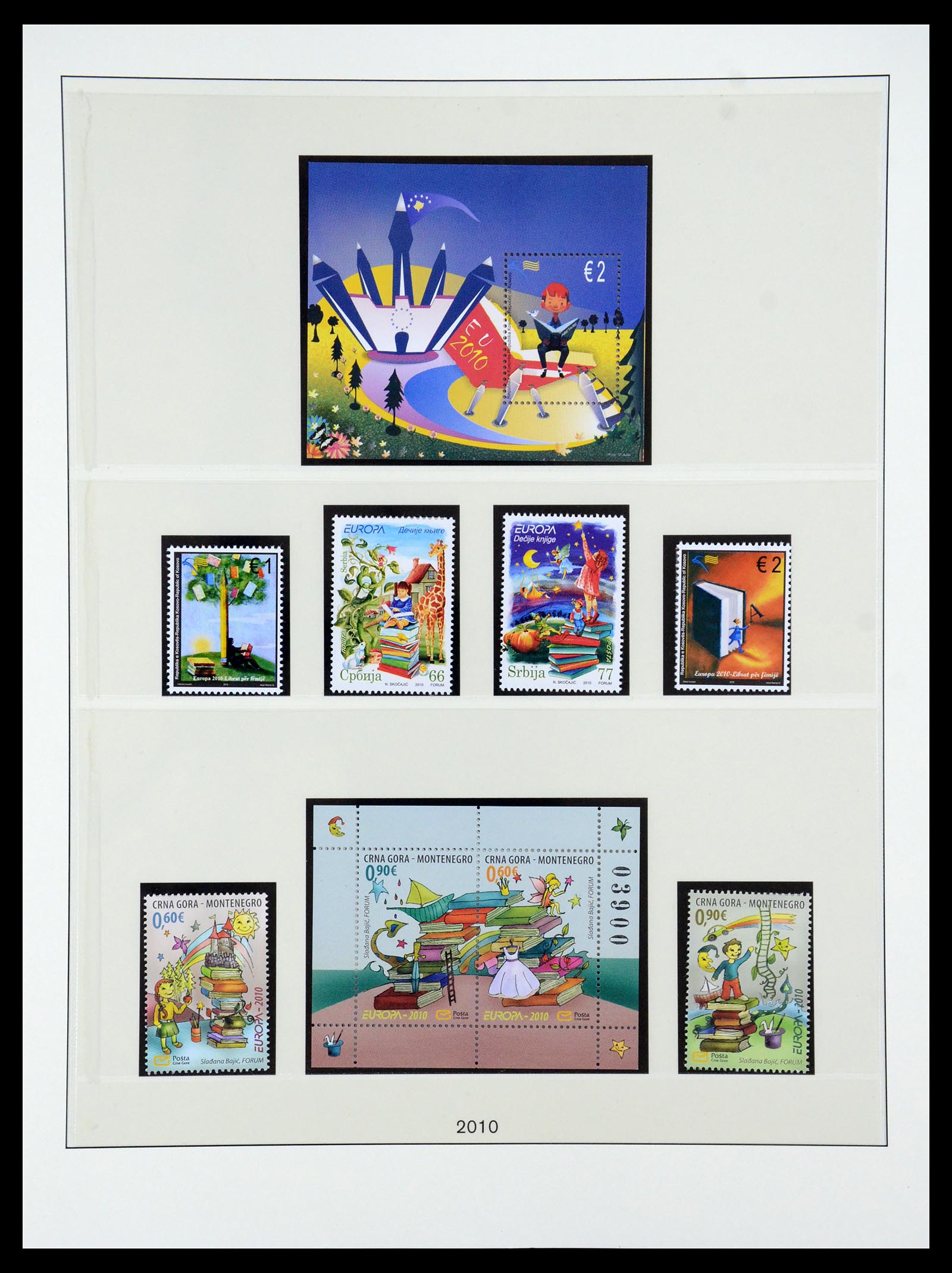35261 443 - Postzegelverzameling 35261 Europa CEPT 1977-2010.