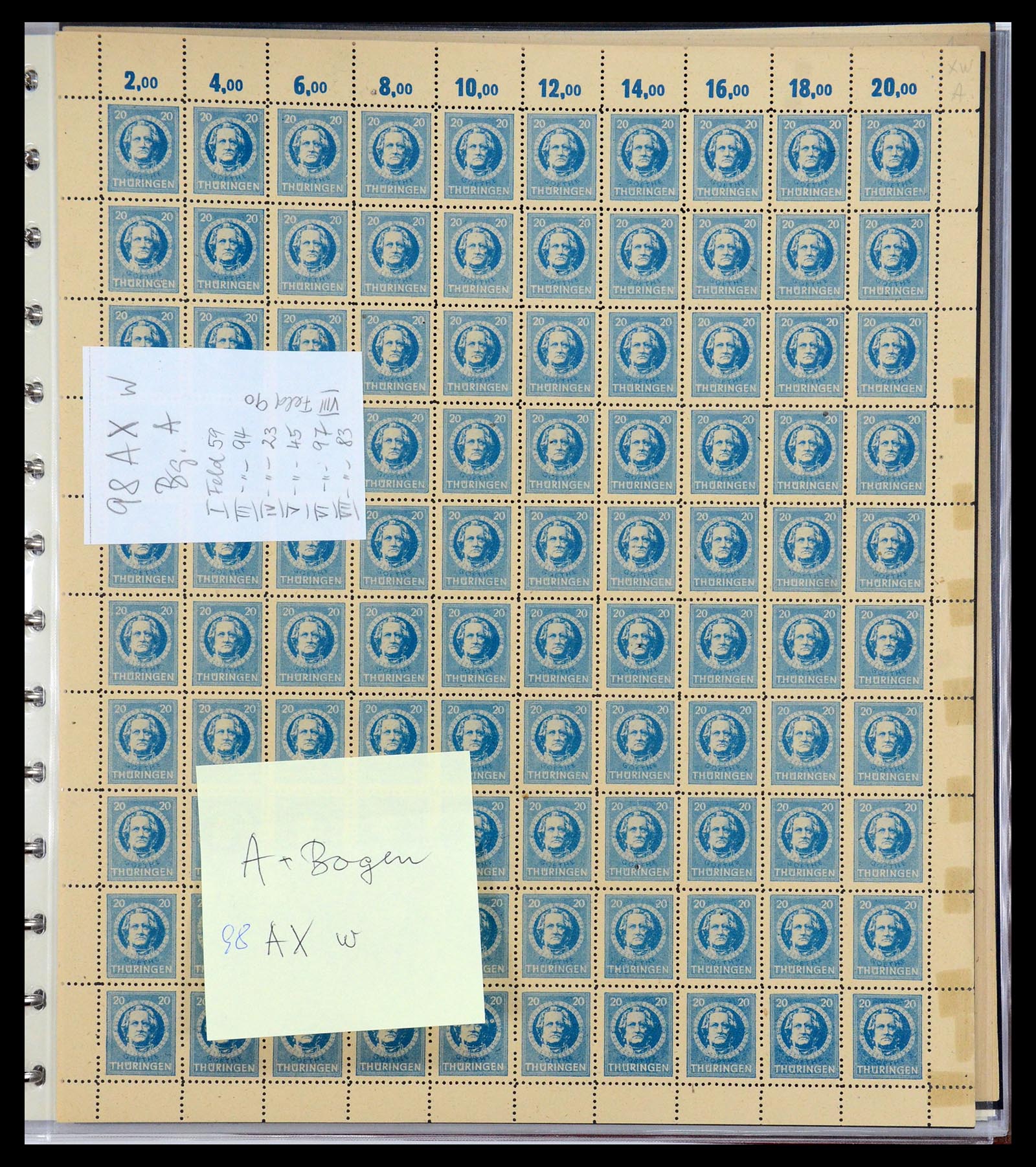 35264 001 - Stamp Collection 35264 Soviet Zone 1945-1948.