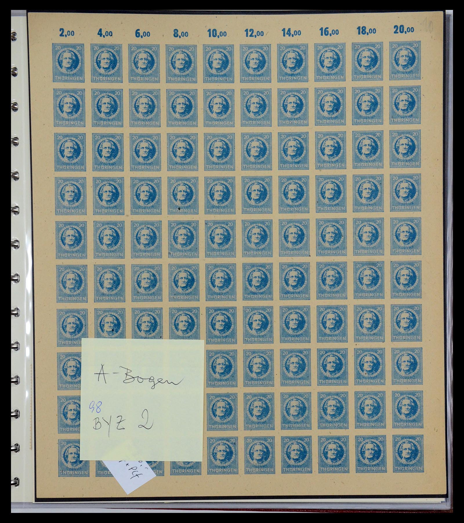 35264 002 - Postzegelverzameling 35264 Sovjet Zone 1945-1948.