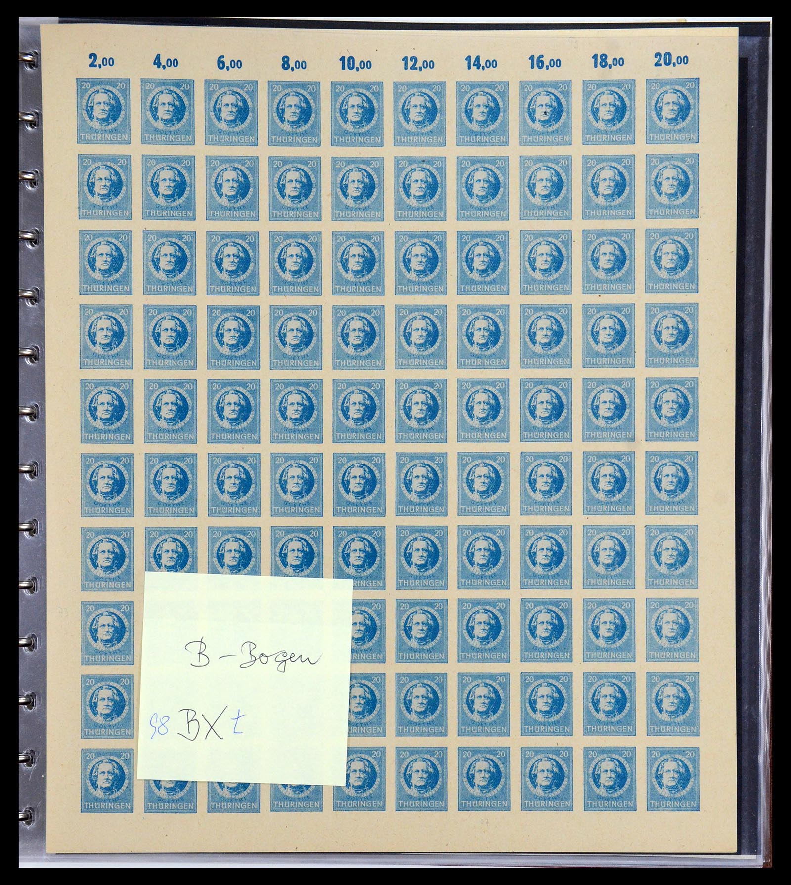 35264 005 - Postzegelverzameling 35264 Sovjet Zone 1945-1948.
