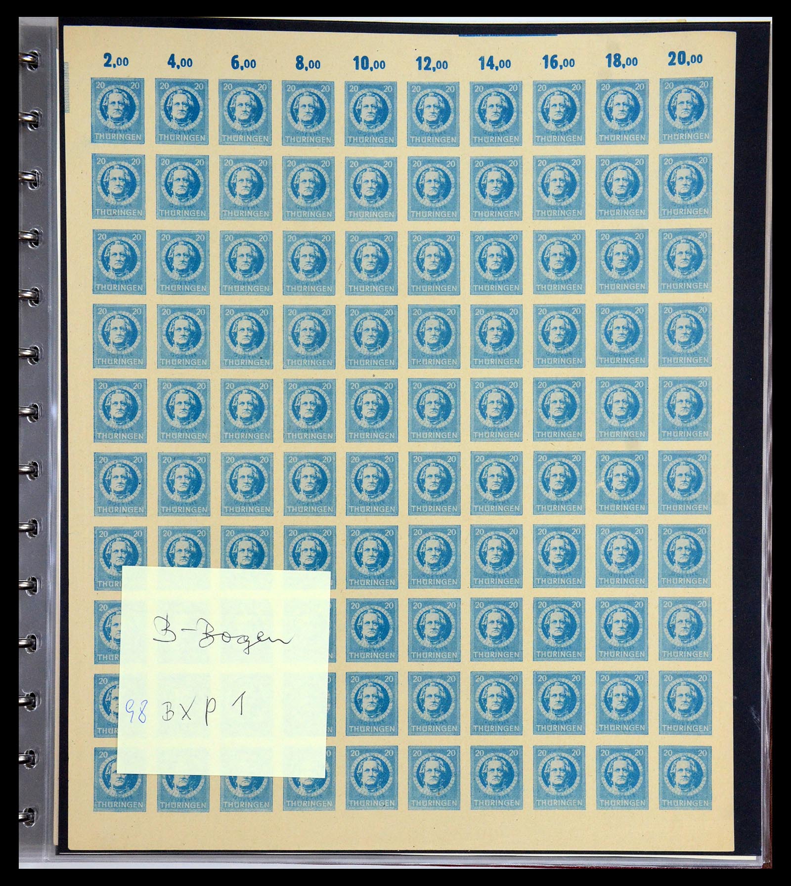 35264 006 - Postzegelverzameling 35264 Sovjet Zone 1945-1948.