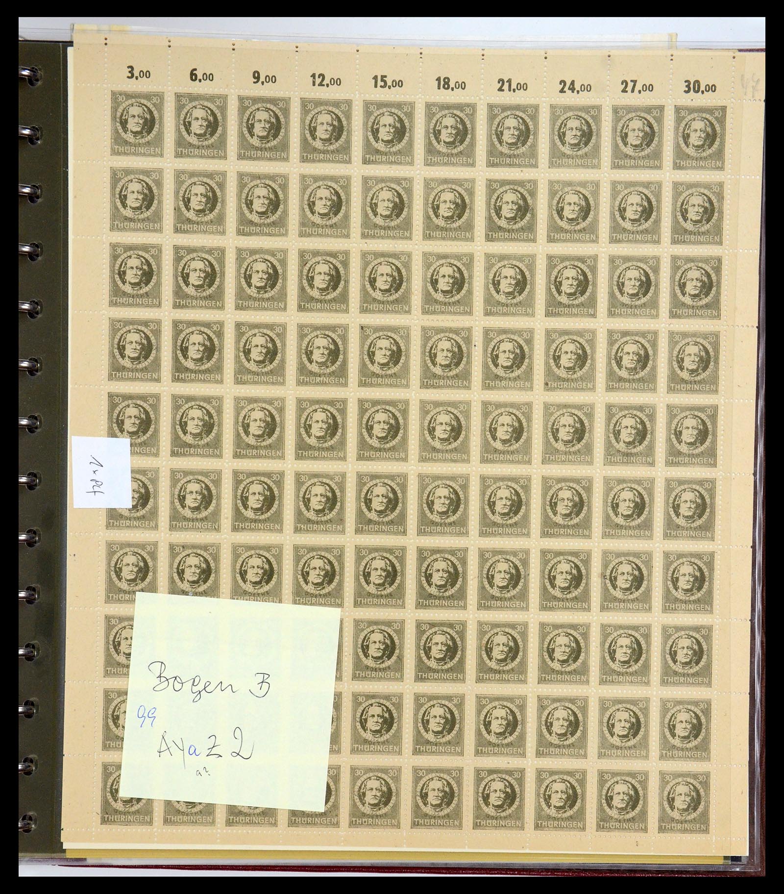 35264 011 - Postzegelverzameling 35264 Sovjet Zone 1945-1948.