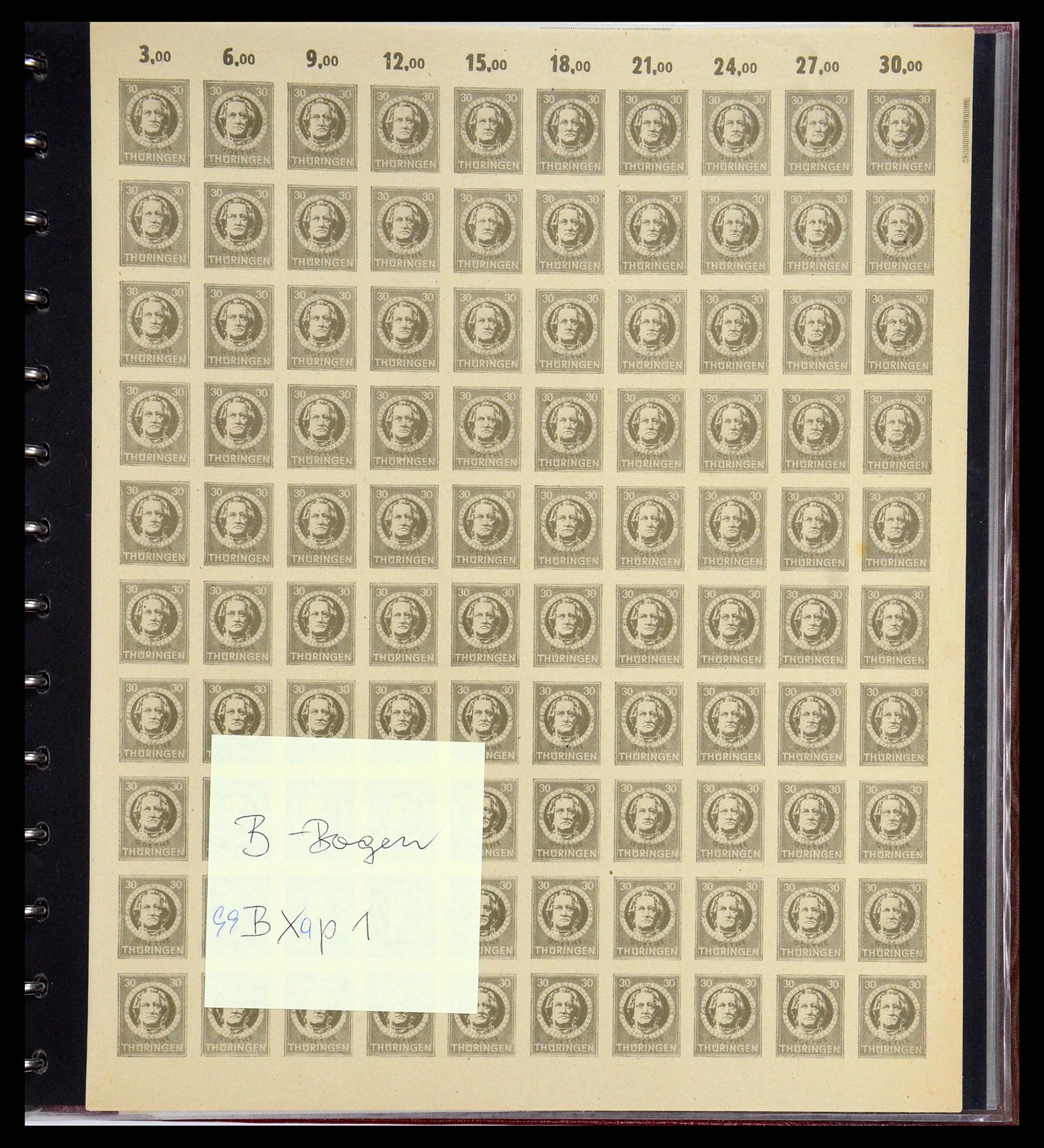 35264 012 - Postzegelverzameling 35264 Sovjet Zone 1945-1948.