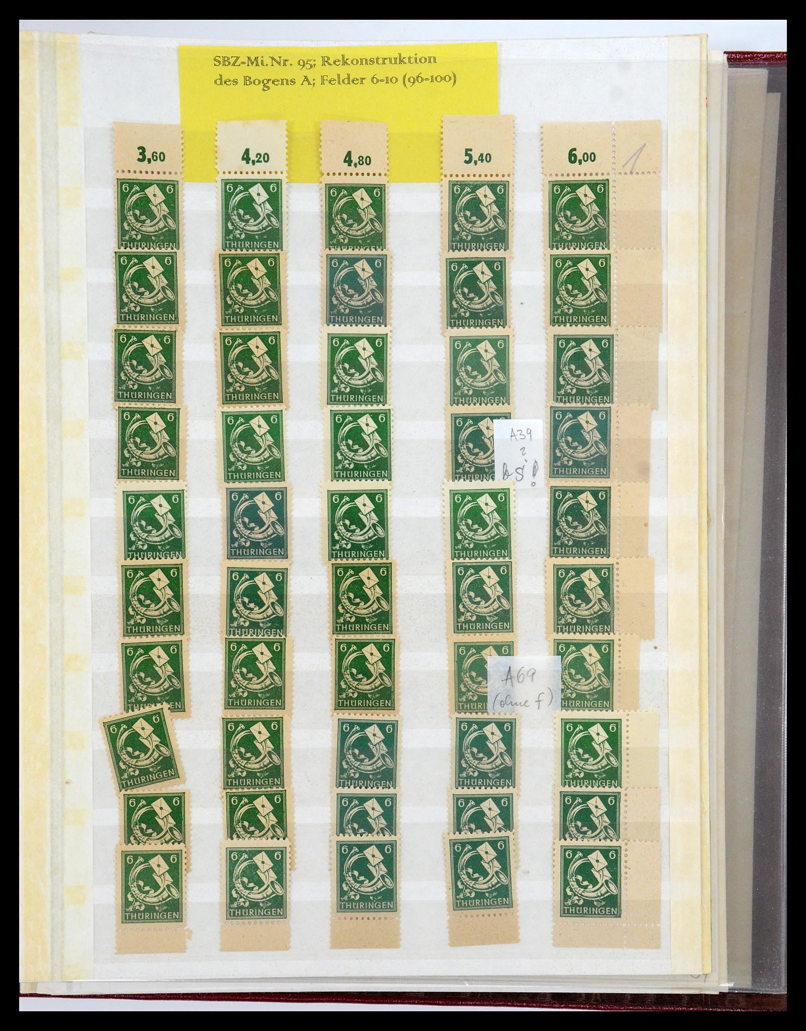35264 014 - Stamp Collection 35264 Soviet Zone 1945-1948.