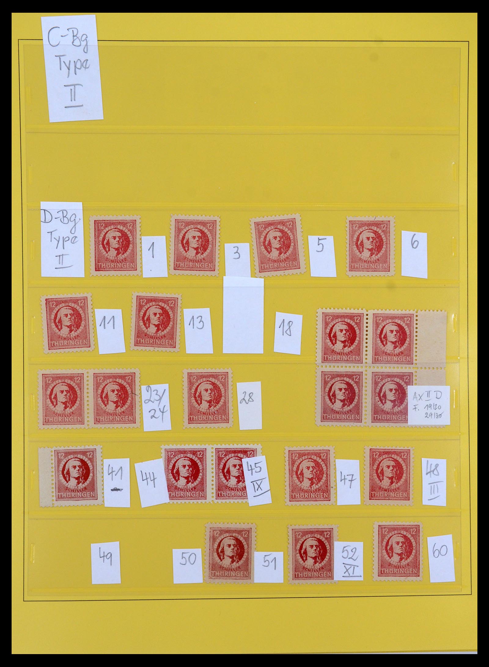 35264 031 - Stamp Collection 35264 Soviet Zone 1945-1948.