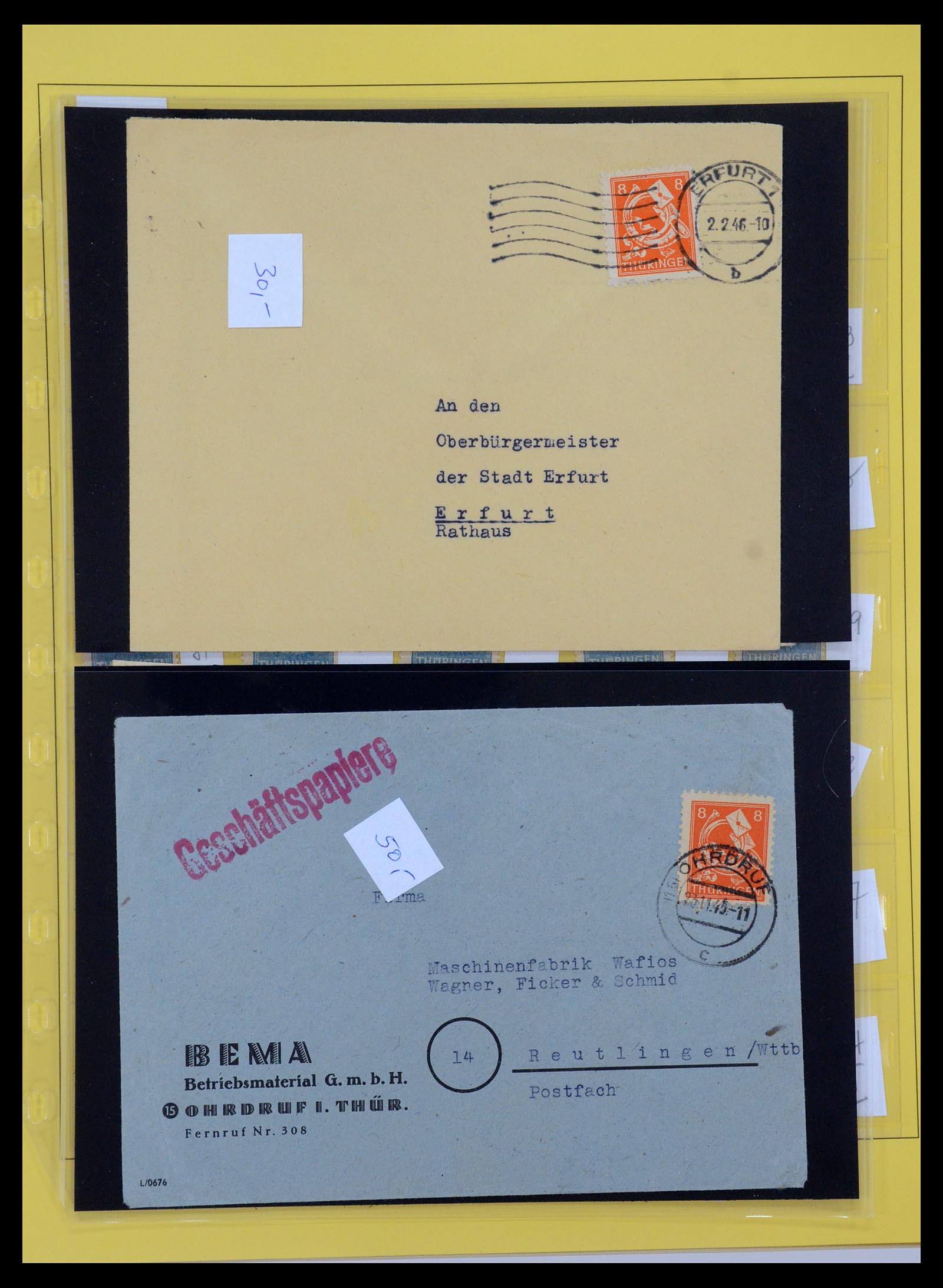 35264 038 - Stamp Collection 35264 Soviet Zone 1945-1948.