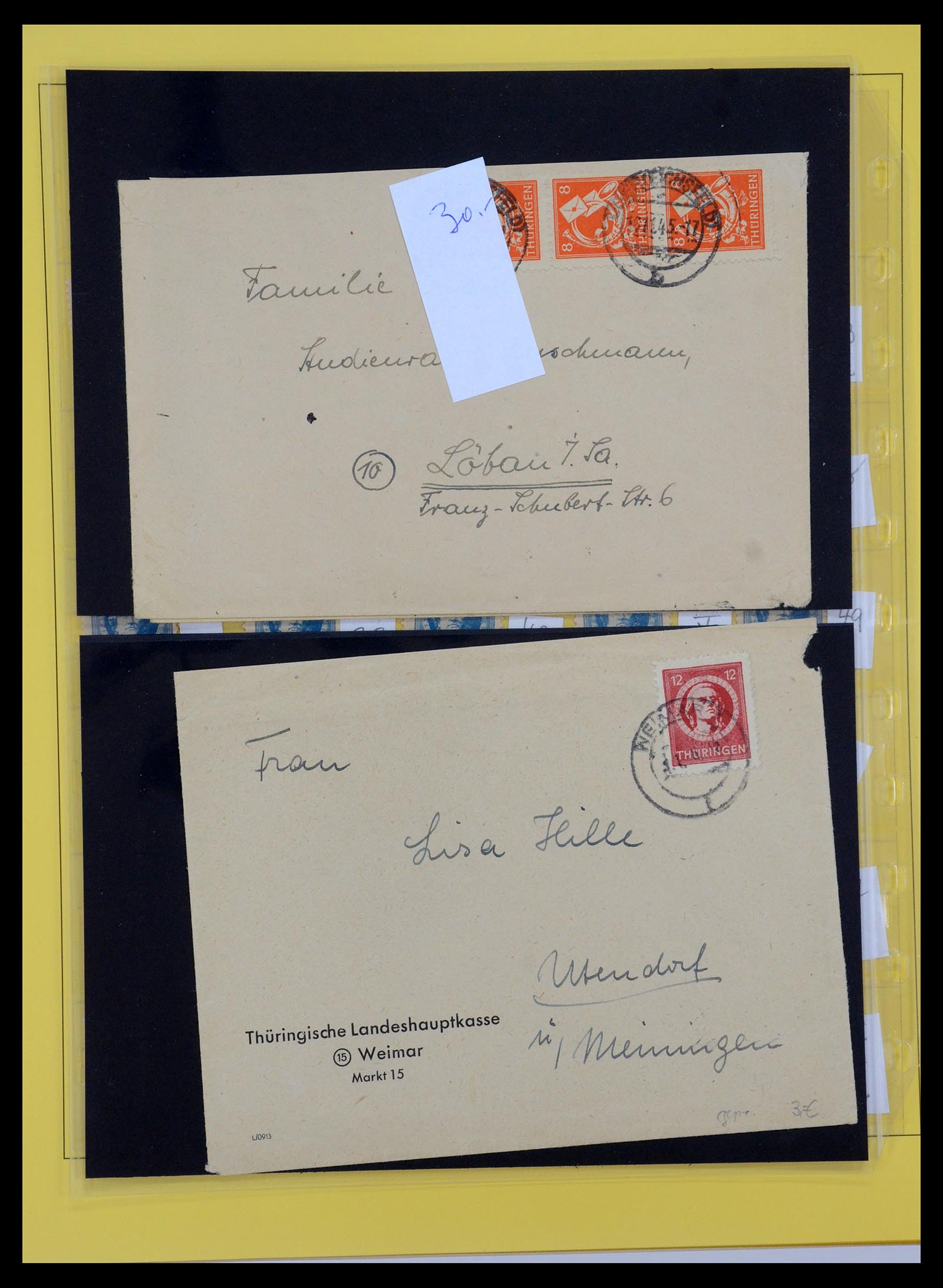 35264 039 - Postzegelverzameling 35264 Sovjet Zone 1945-1948.