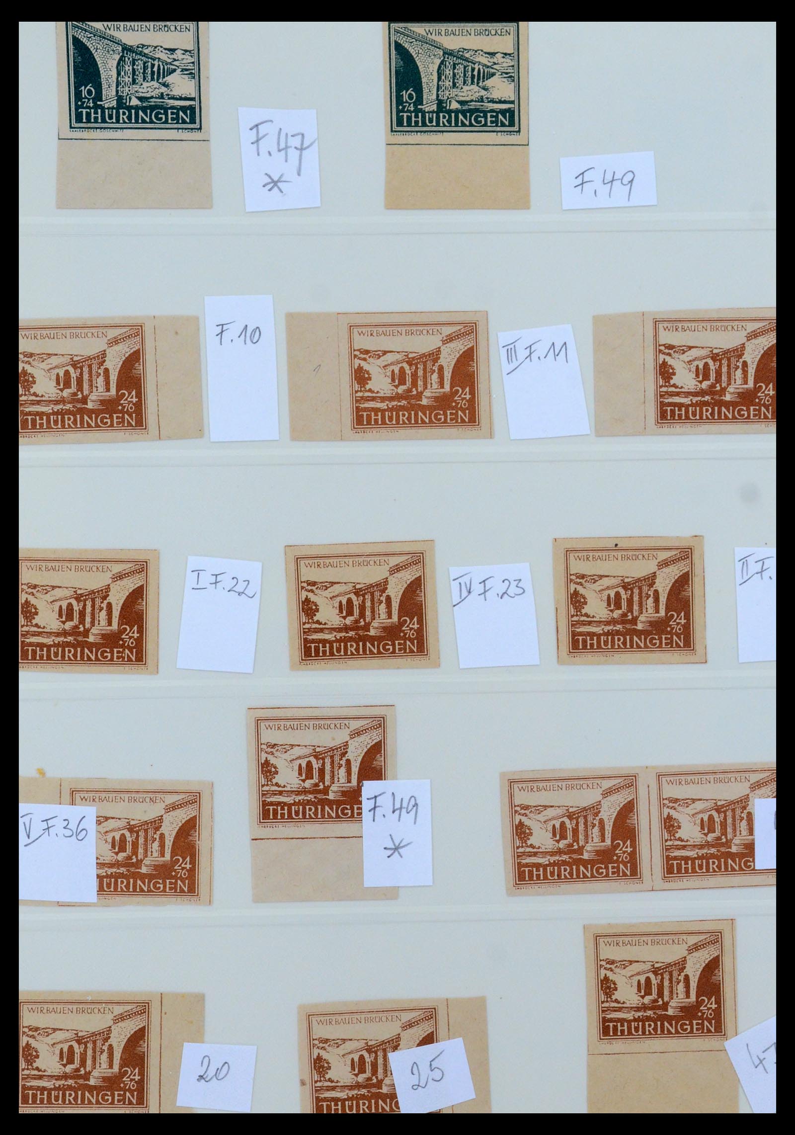 35264 049 - Stamp Collection 35264 Soviet Zone 1945-1948.