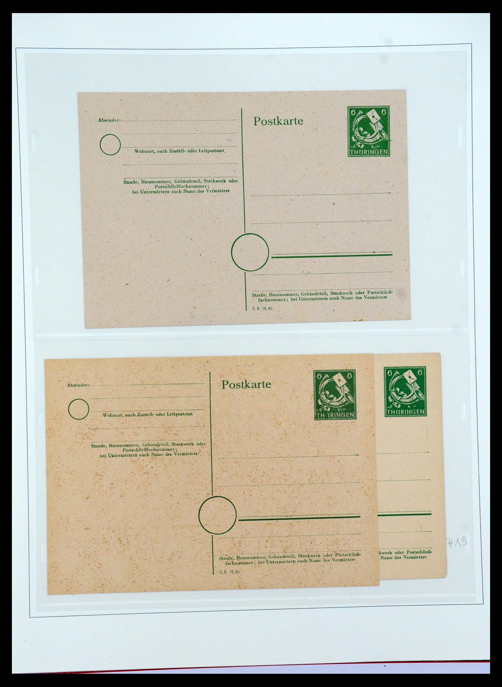 35264 050 - Stamp Collection 35264 Soviet Zone 1945-1948.