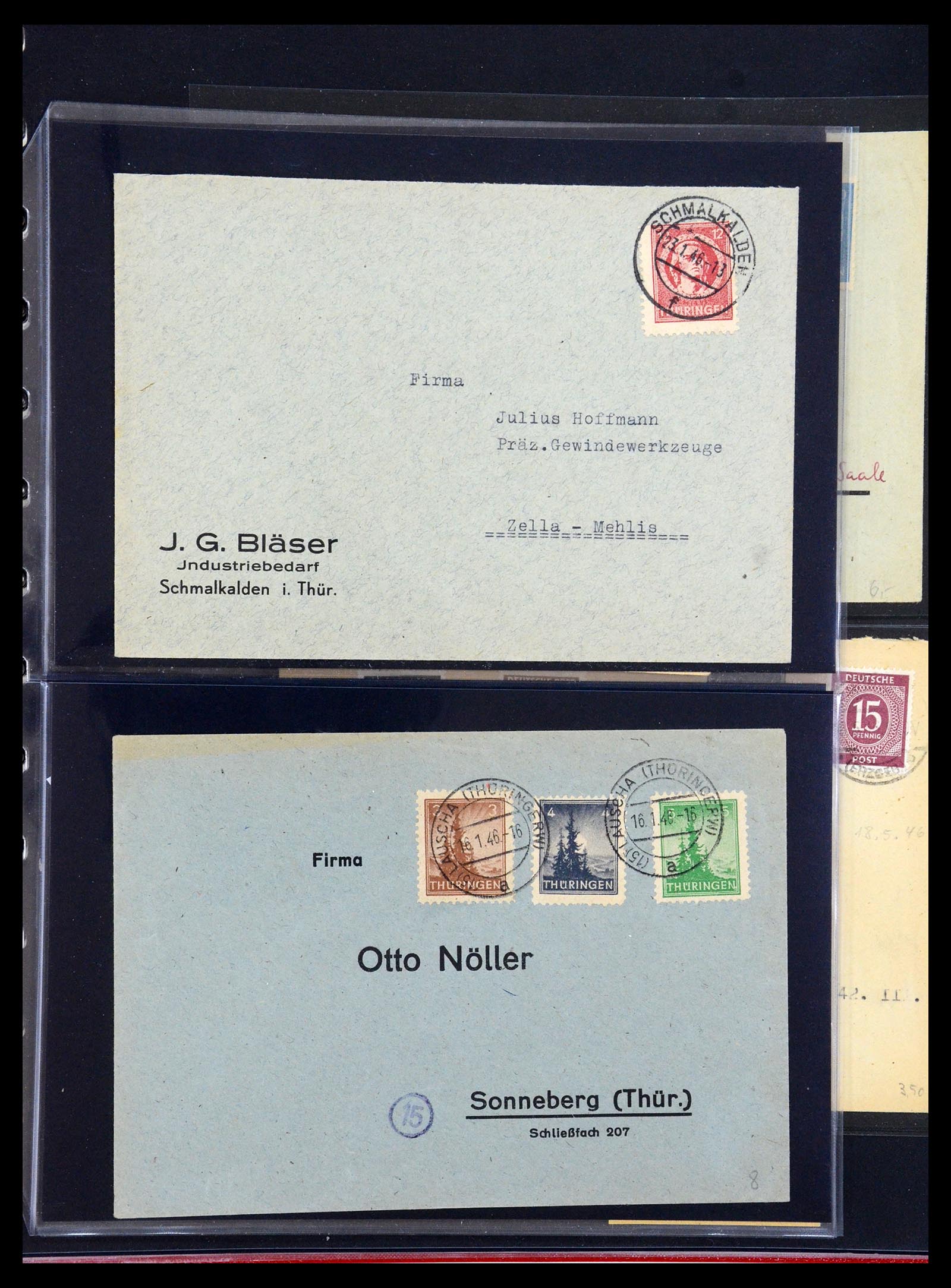 35264 056 - Postzegelverzameling 35264 Sovjet Zone 1945-1948.