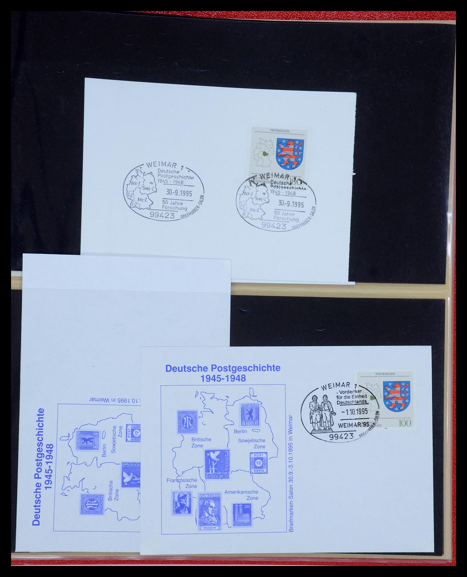 35264 065 - Postzegelverzameling 35264 Sovjet Zone 1945-1948.