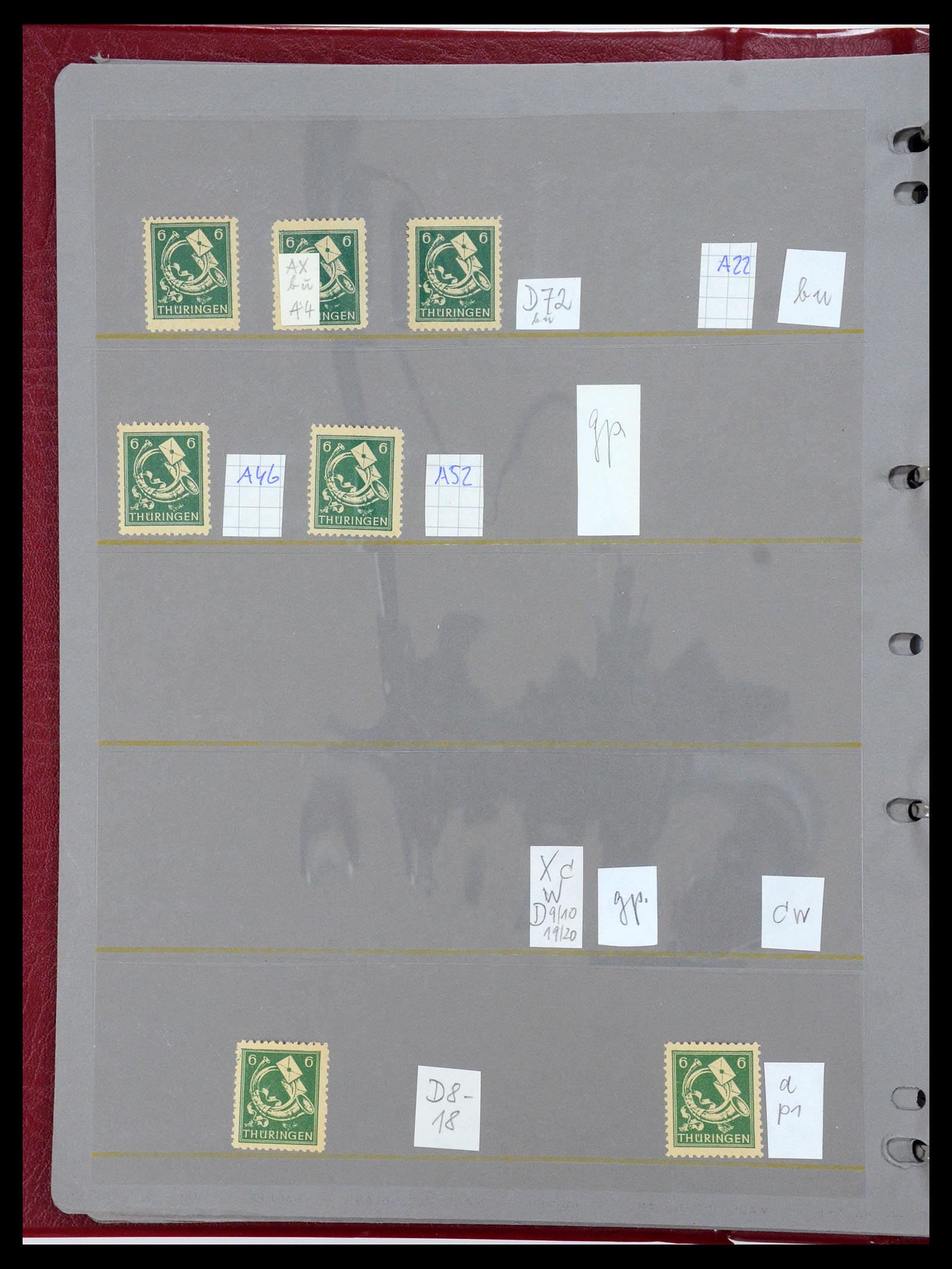 35264 080 - Stamp Collection 35264 Soviet Zone 1945-1948.