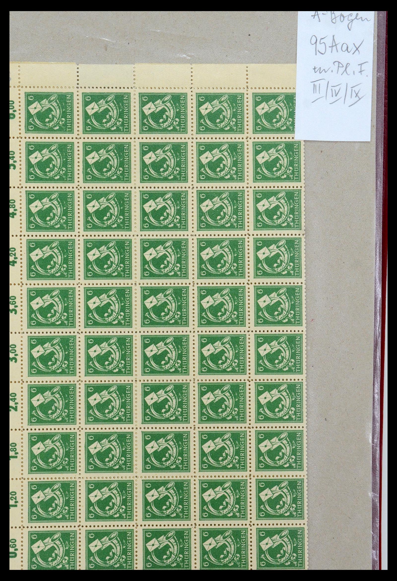 35264 081 - Postzegelverzameling 35264 Sovjet Zone 1945-1948.