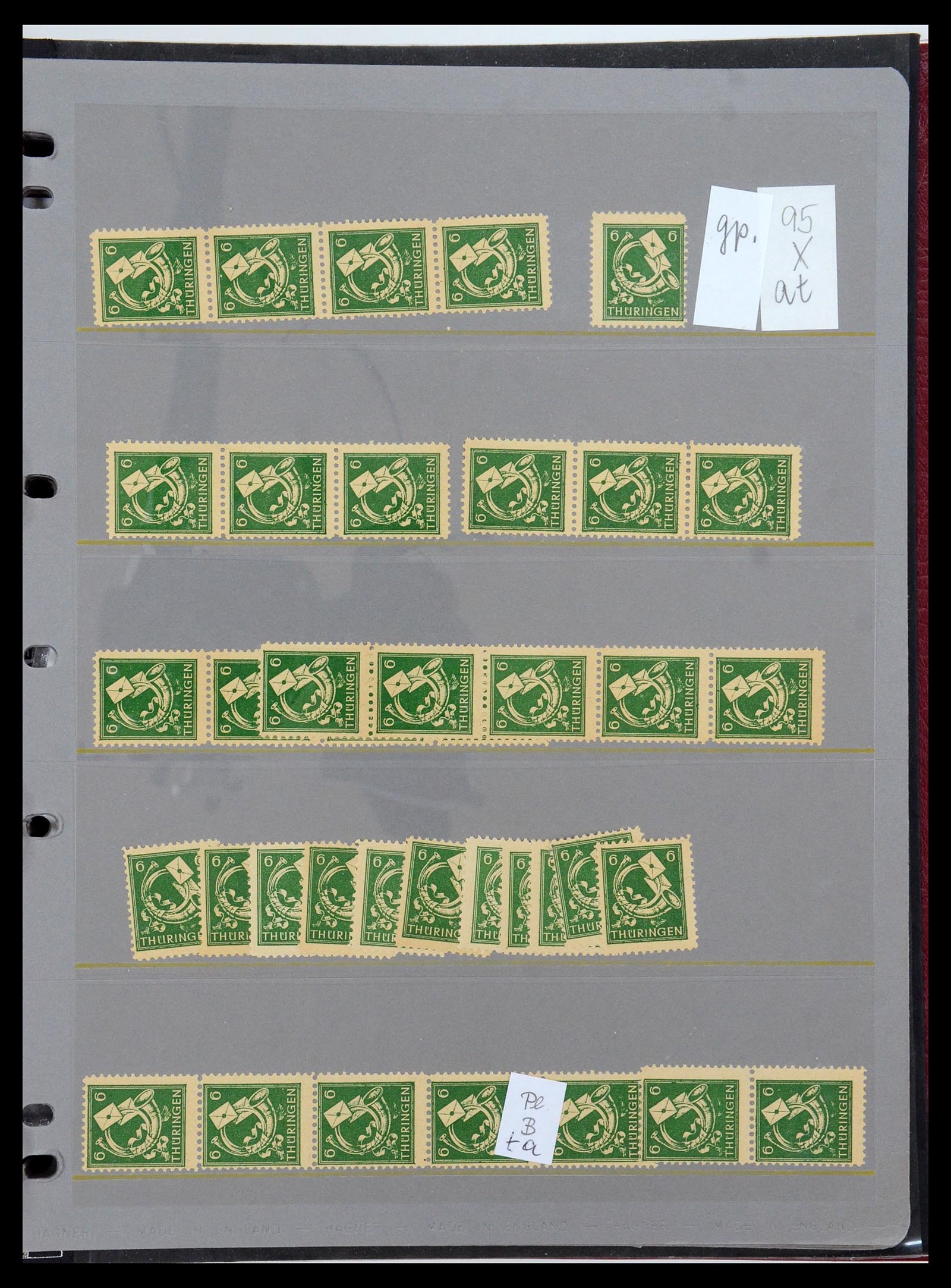 35264 082 - Stamp Collection 35264 Soviet Zone 1945-1948.